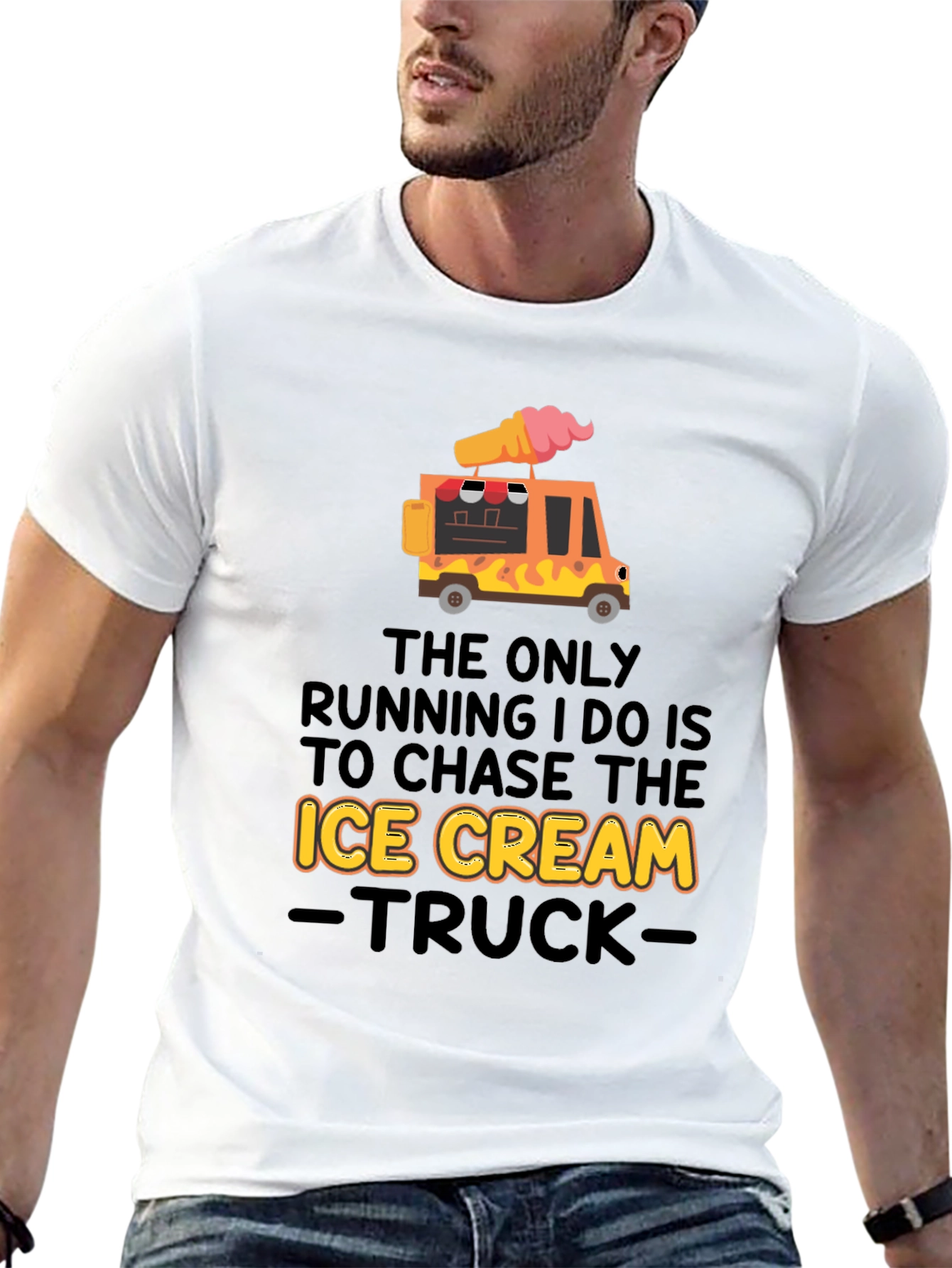 Ice Cream Truck T-Shirt - Funny Graphic Tee