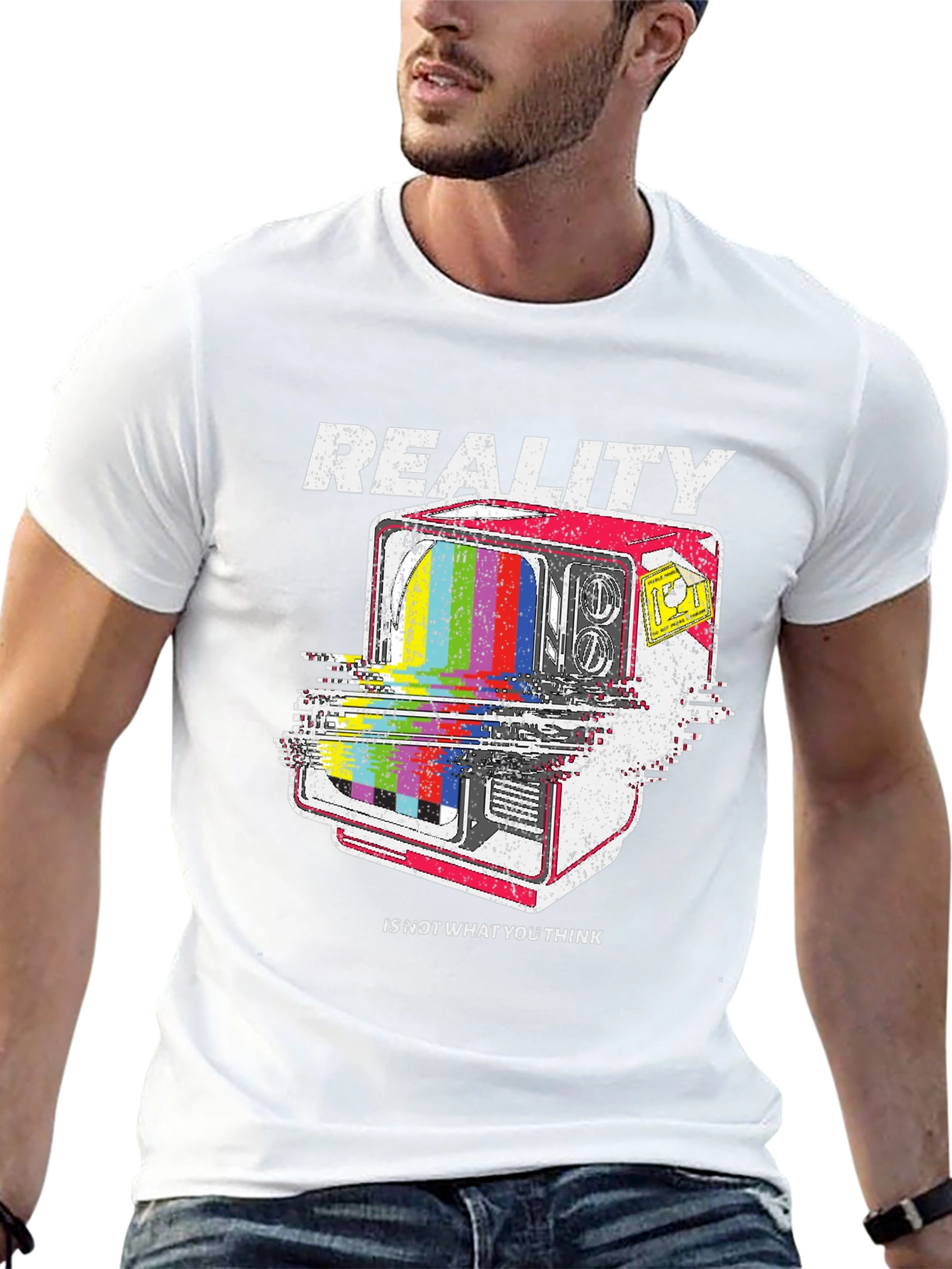 Reality Distorted Tee - Unique Graphic T-Shirt
