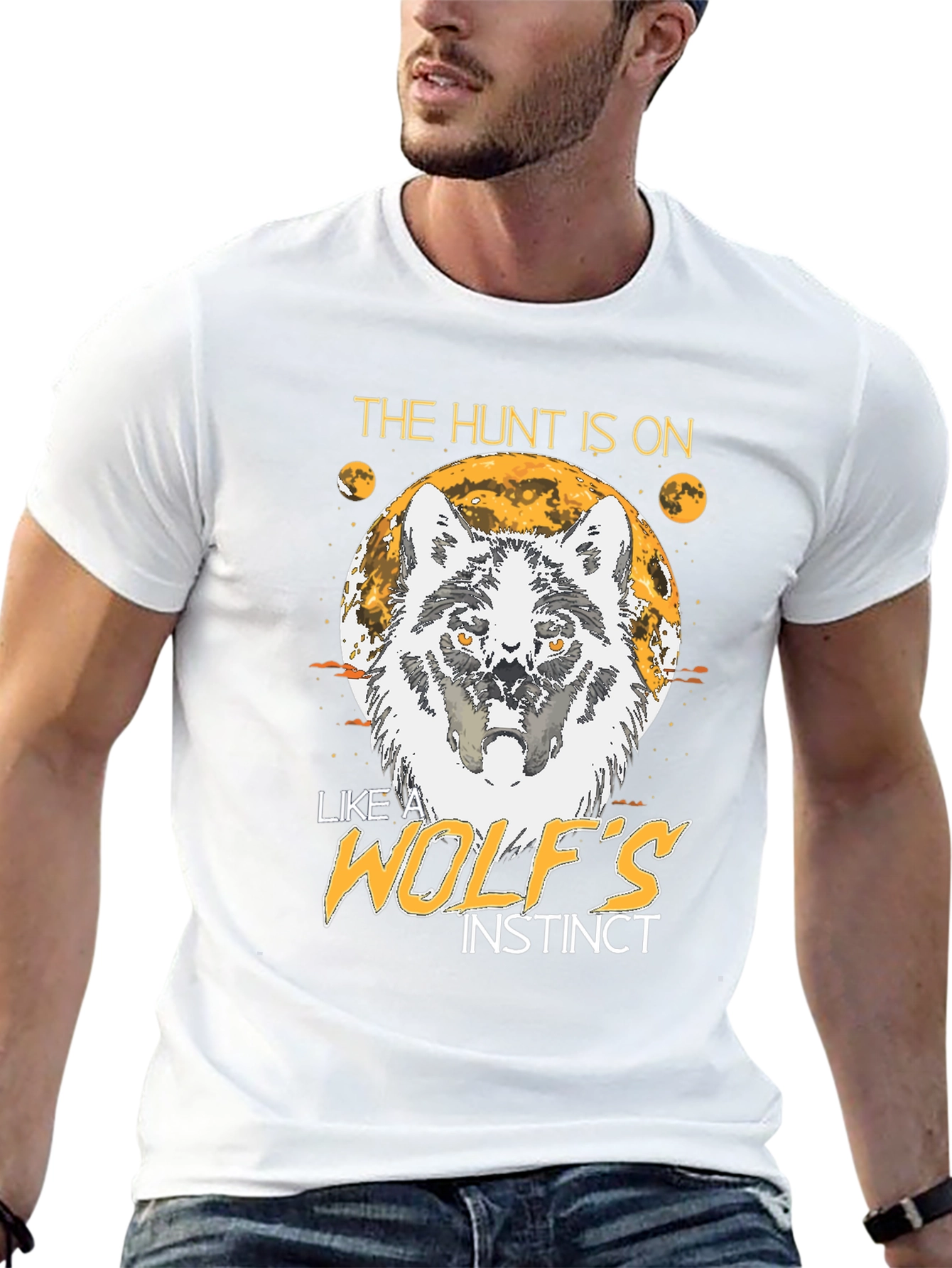 The Hunt Is On Wolf Instinct T-Shirt