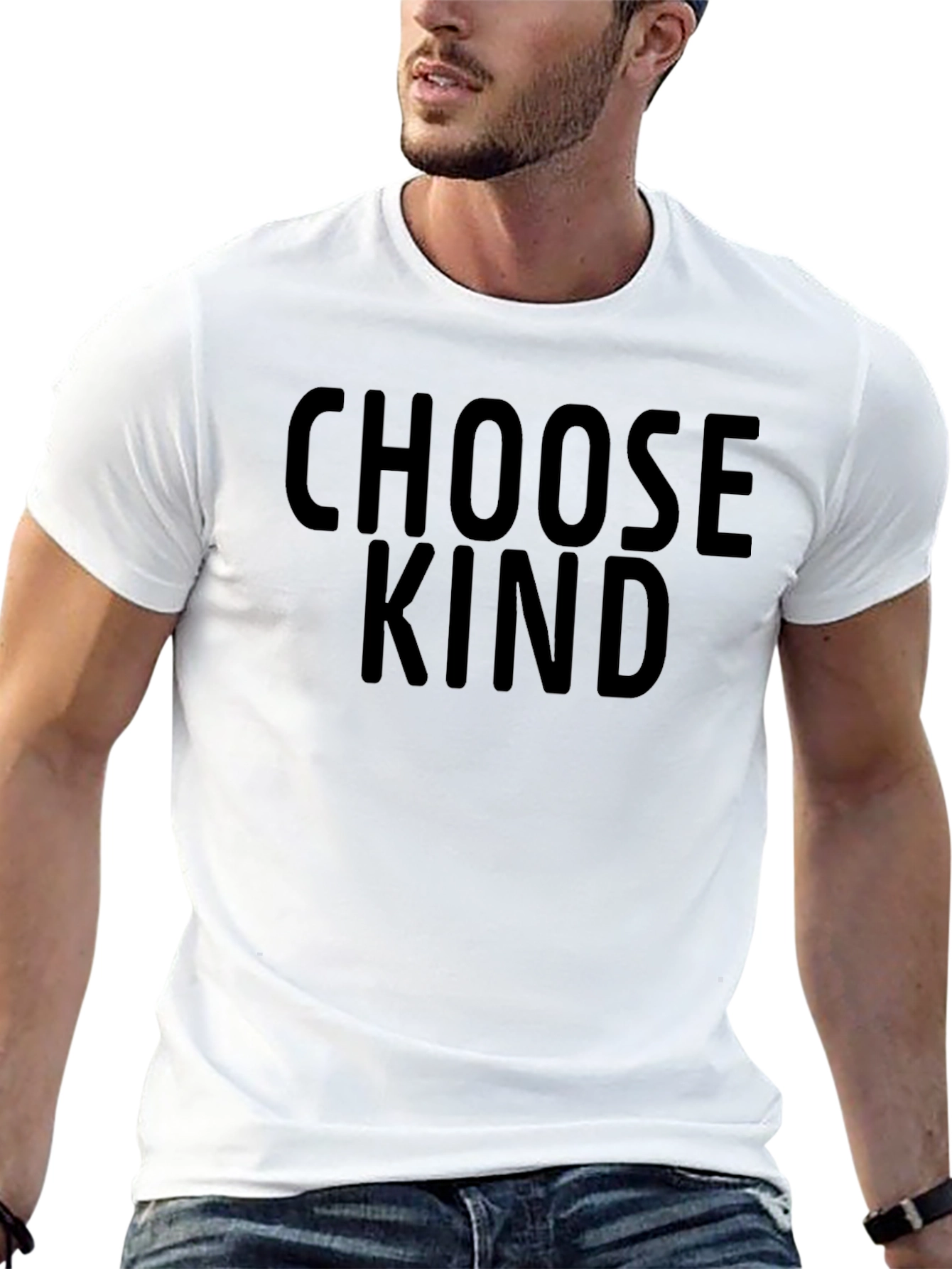 Choose Kind Black Cotton T-Shirt