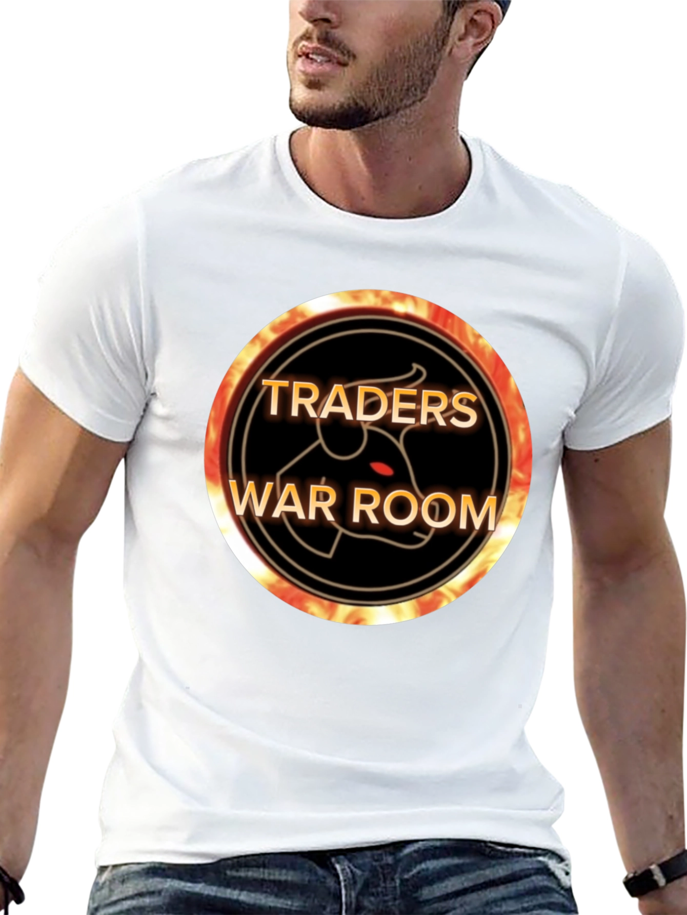 Traders War Room Black Graphic T-Shirt