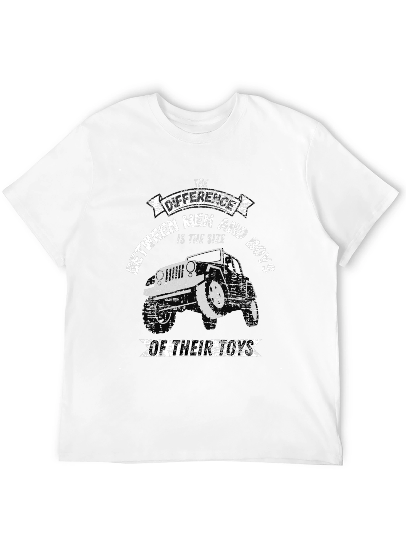 Mens Size of Toys Jeep Graphic T-Shirt