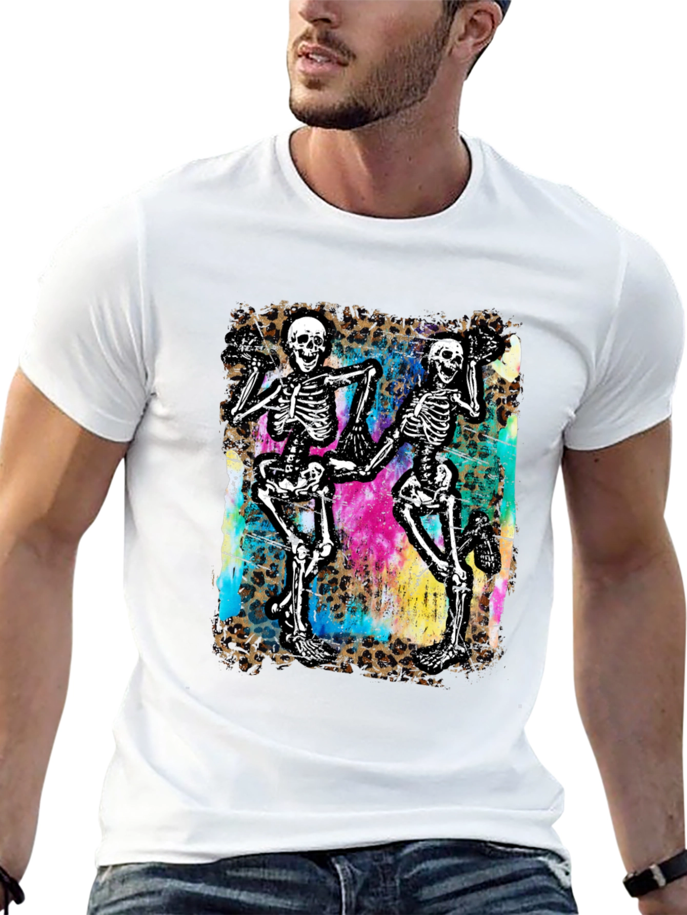 Dancing Skeleton Graphic Tee