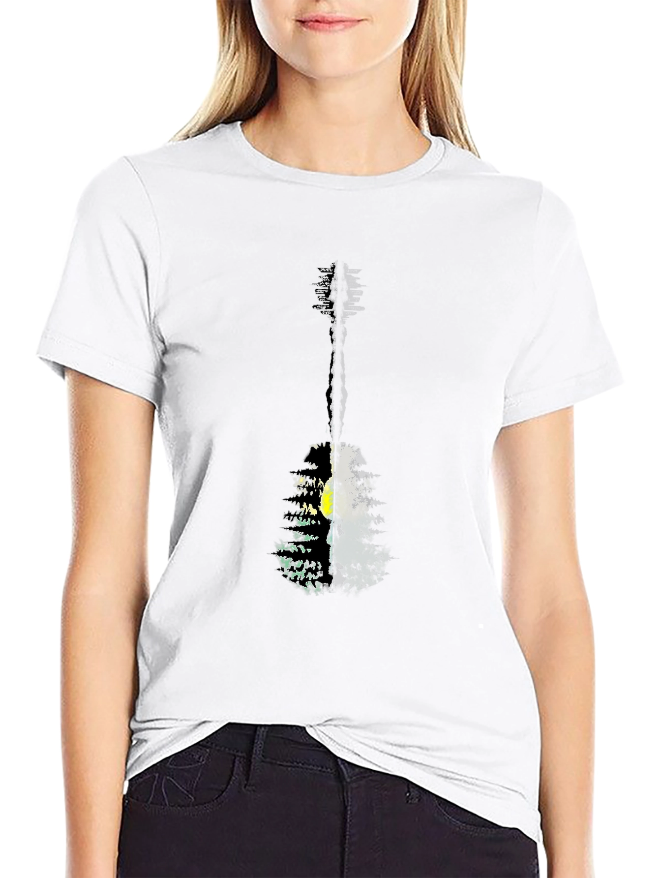 Nature Guitar Graphic Tee