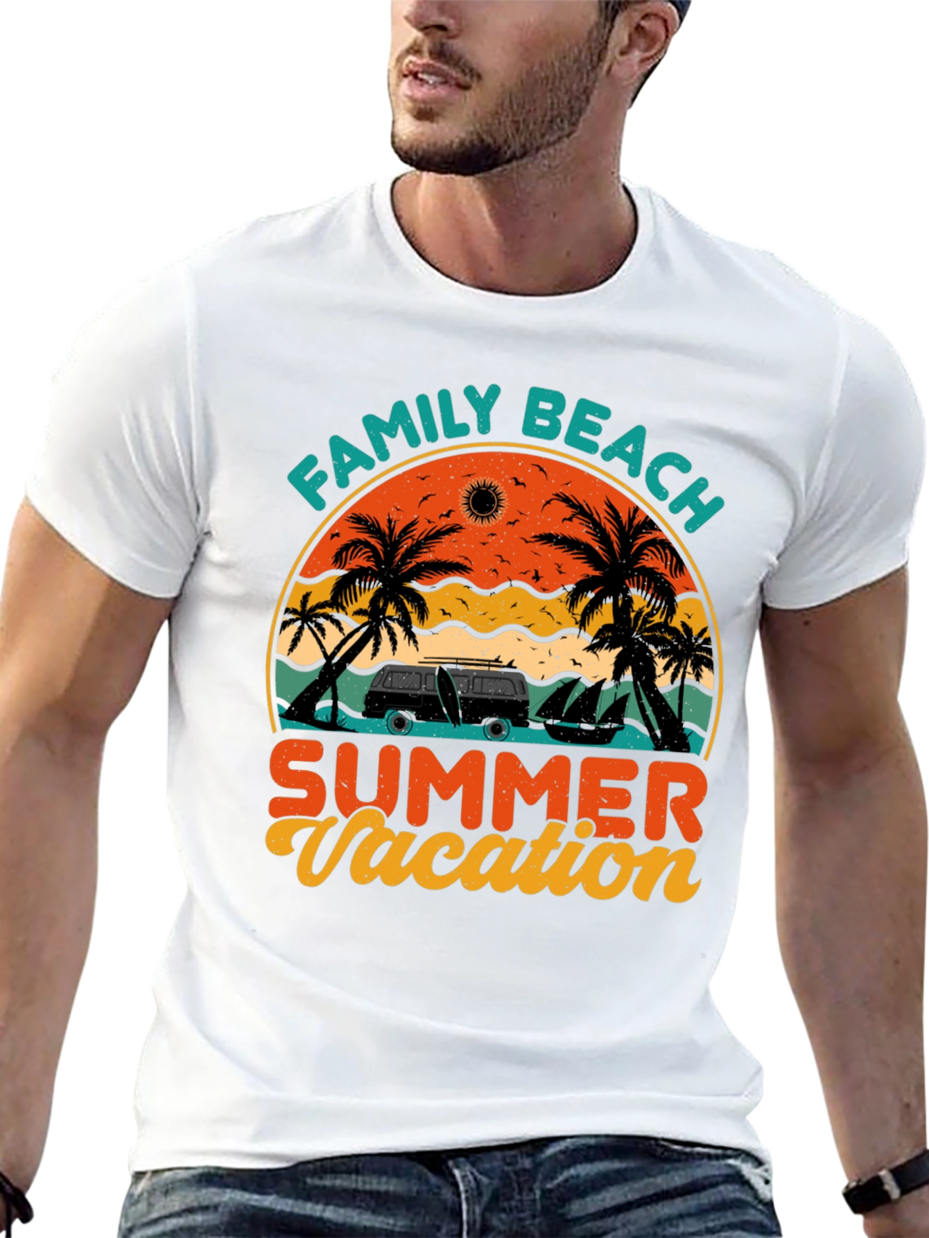 Family Beach Summer Vacation T-Shirt