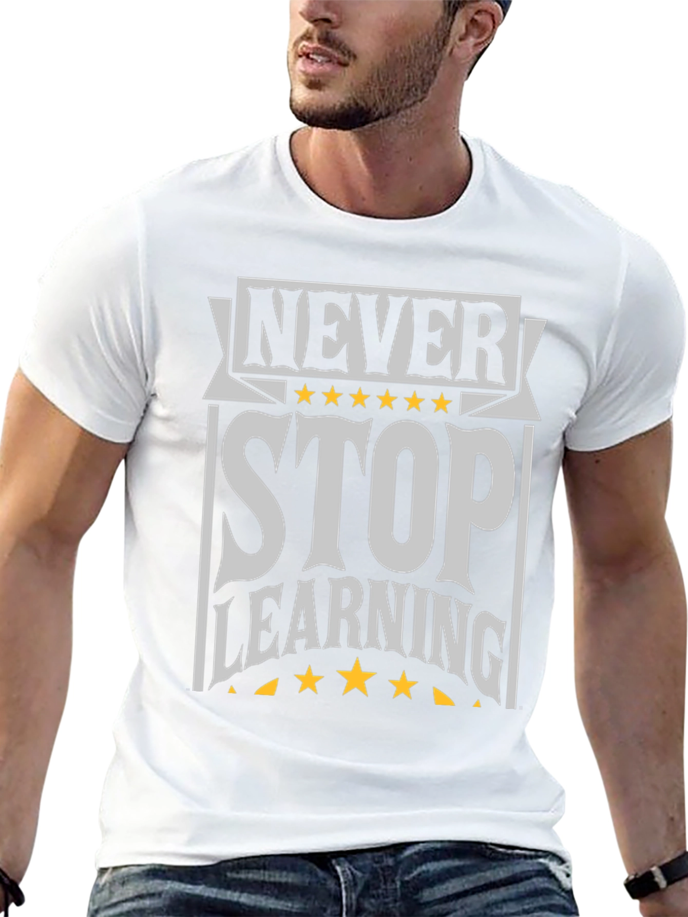 Never Stop Learning Graphic Tee