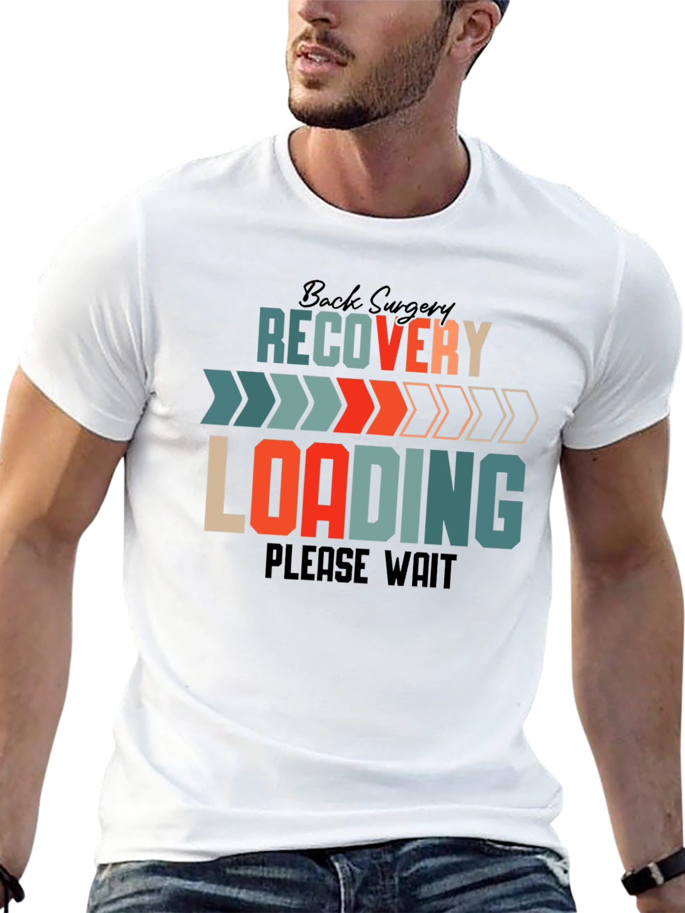 Back Surgery Recovery Loading Funny T-Shirt