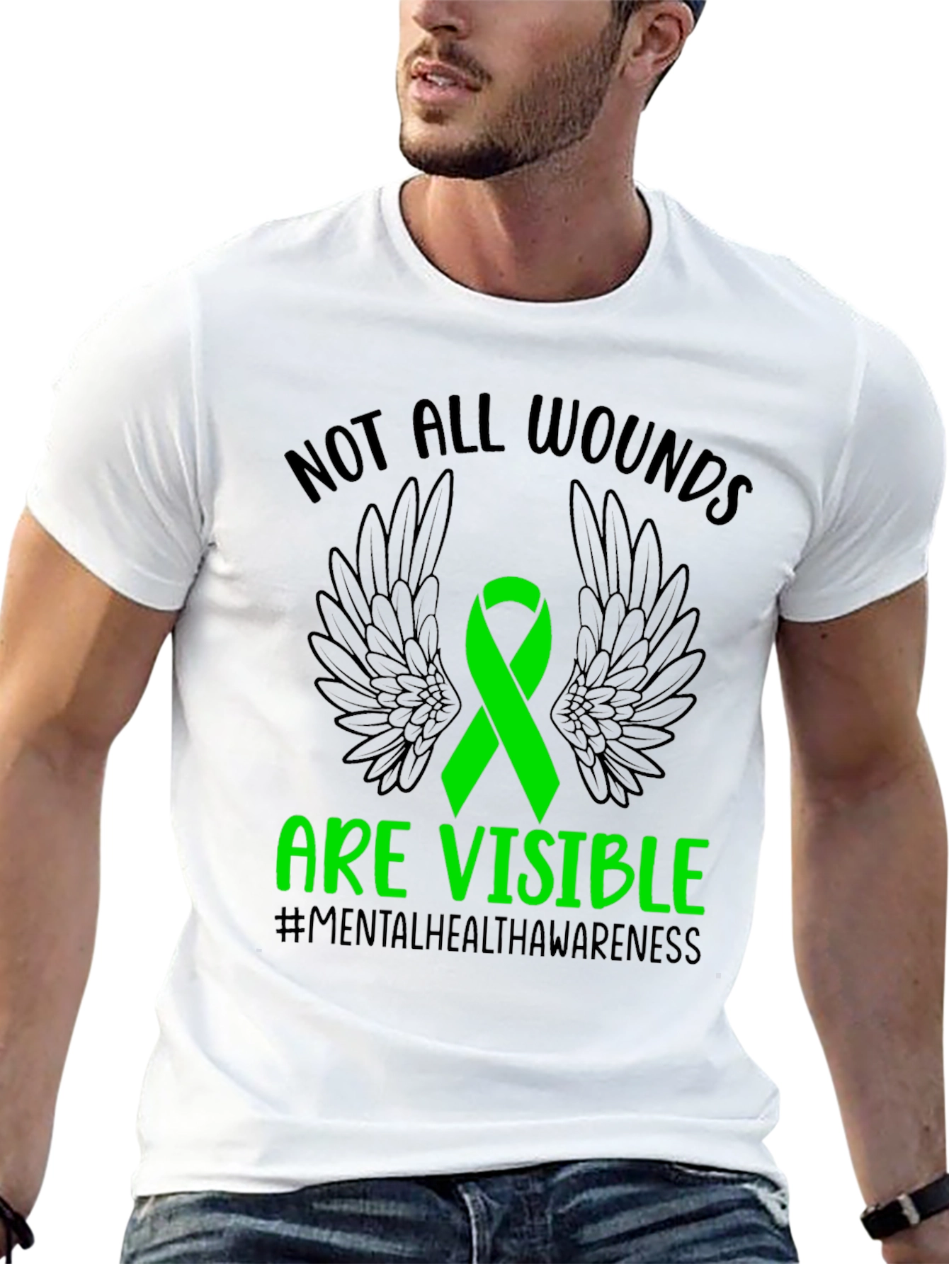 Mental Health Awareness Graphic T-Shirt