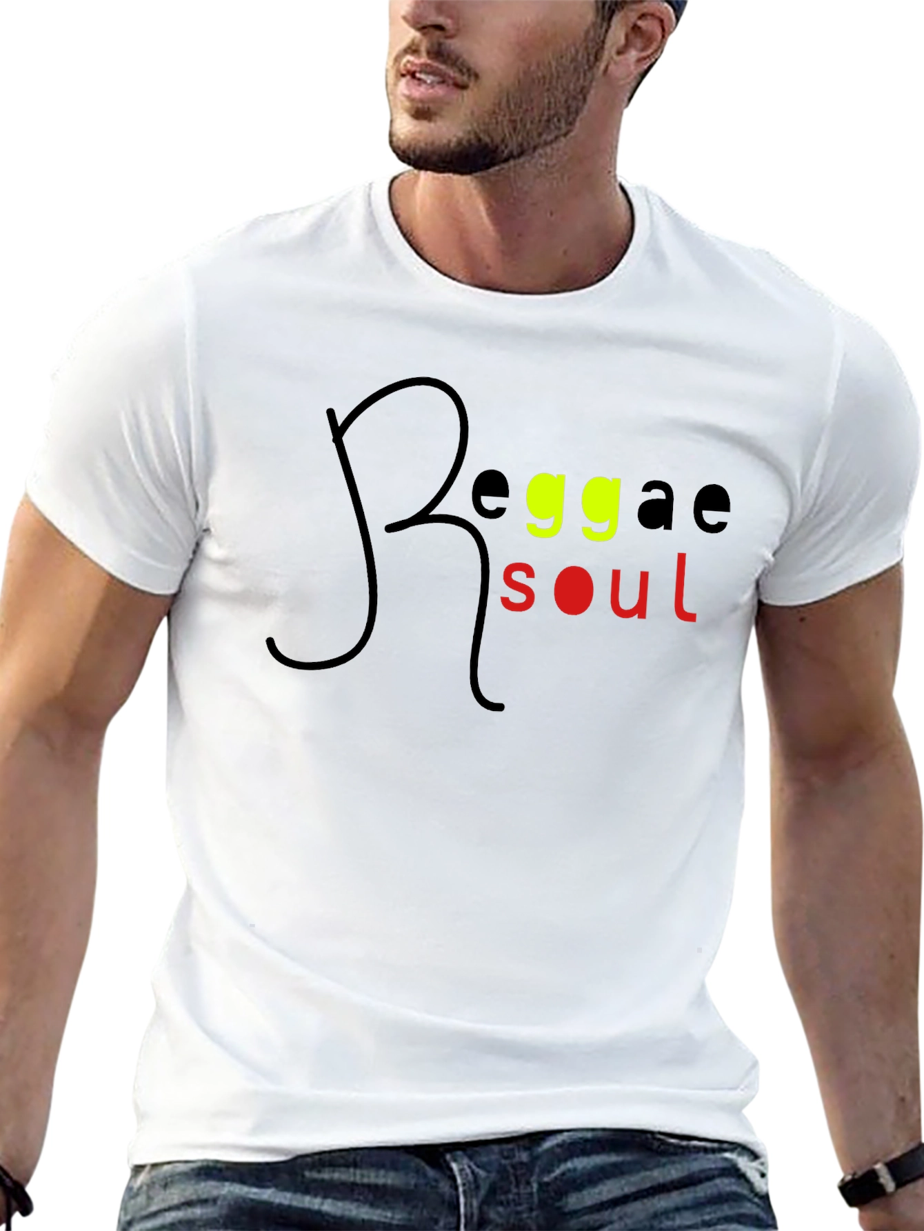 Reggae Soul Graphic Tee - Stylish Black T-Shirt
