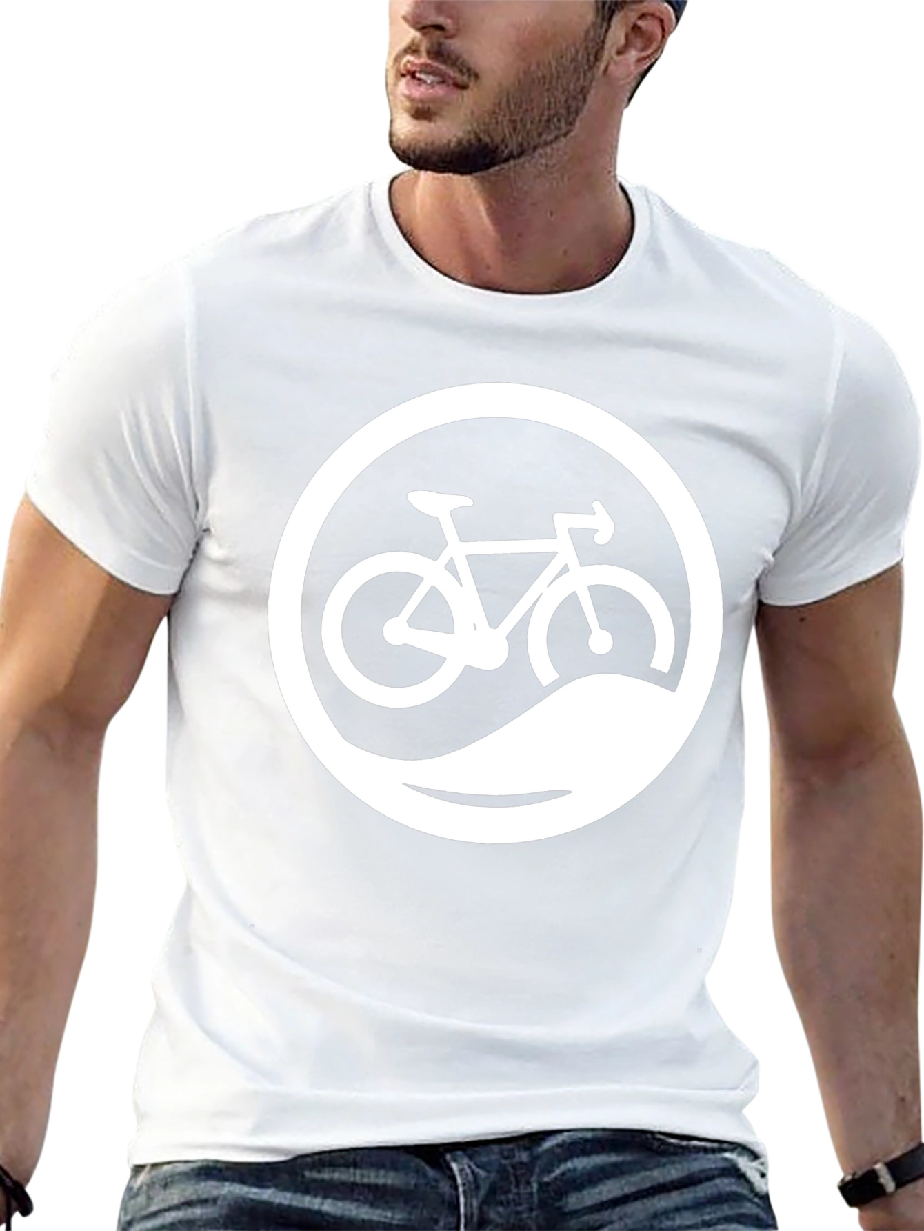 Cool Bike Graphic Black Tee