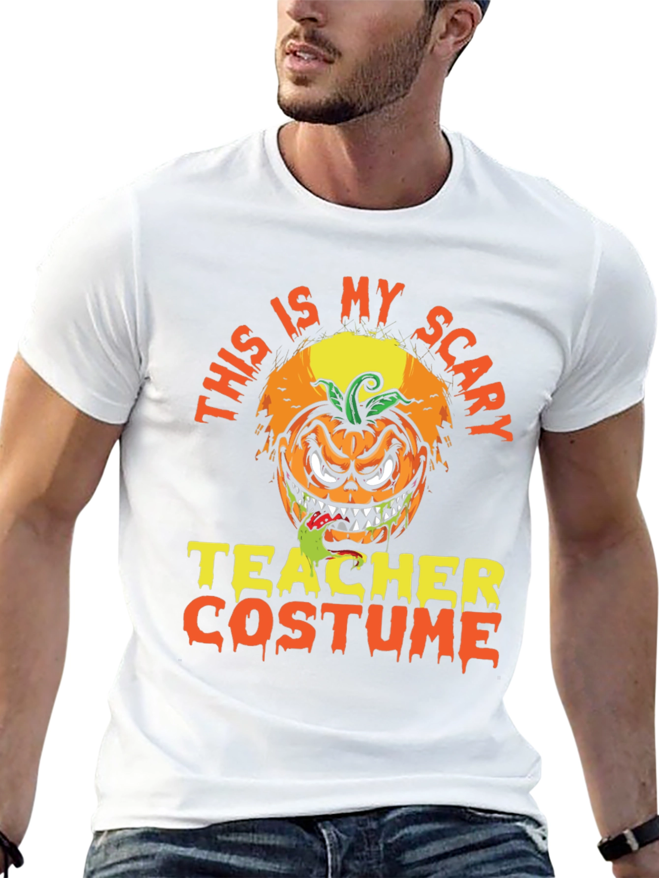 Scary Teacher Costume Halloween T-Shirt