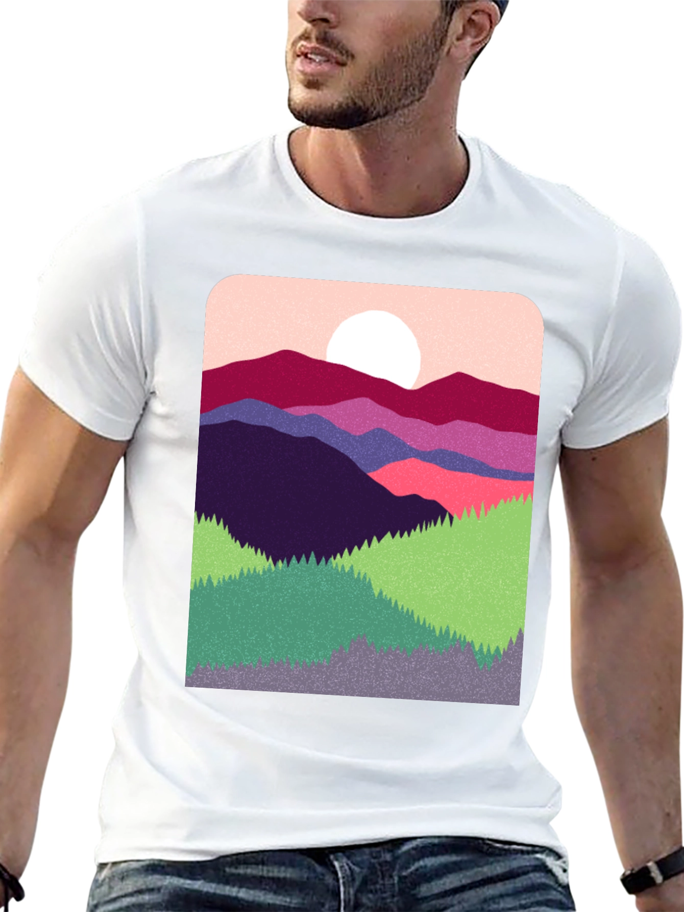 Mountain Graphic Tee - Nature Inspired T-Shirt