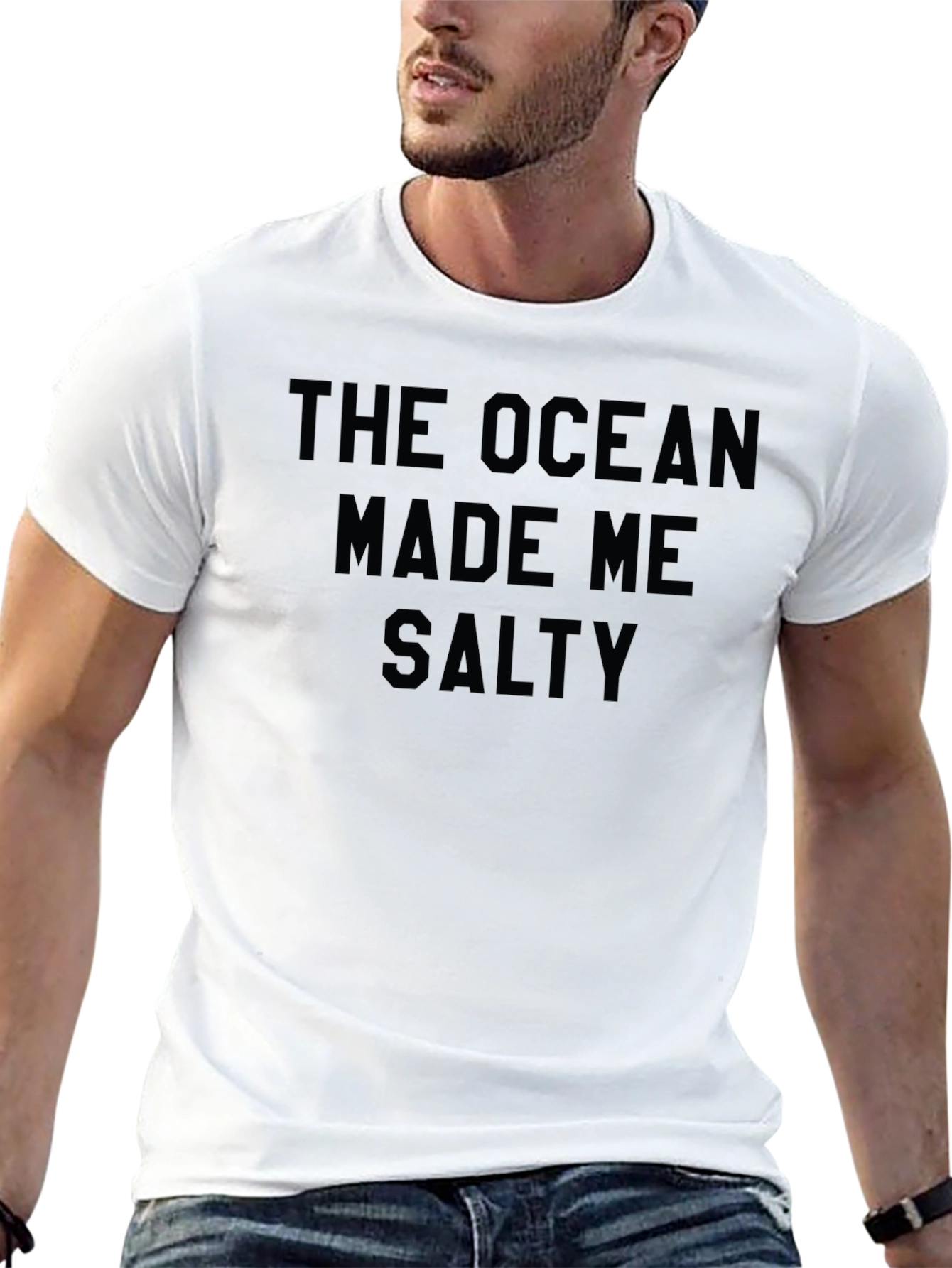 The Ocean Made Me Salty - Graphic T-Shirt