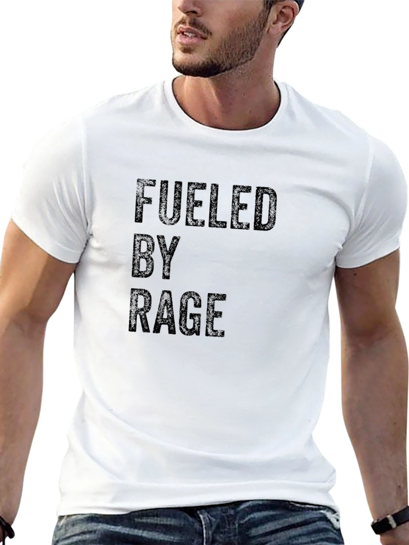 Fueled By Rage Graphic Tee - Black