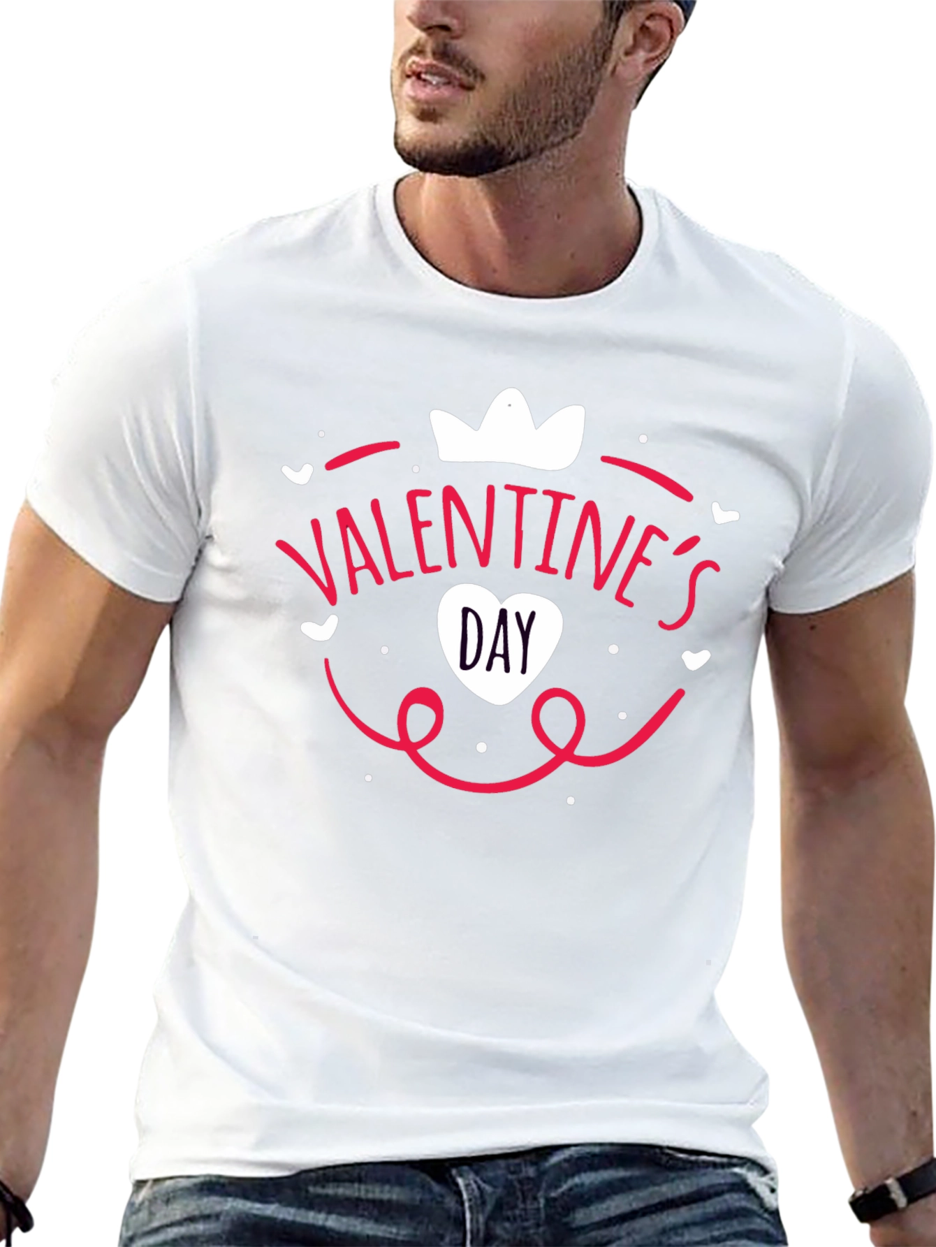 Valentines Day Black T-Shirt
