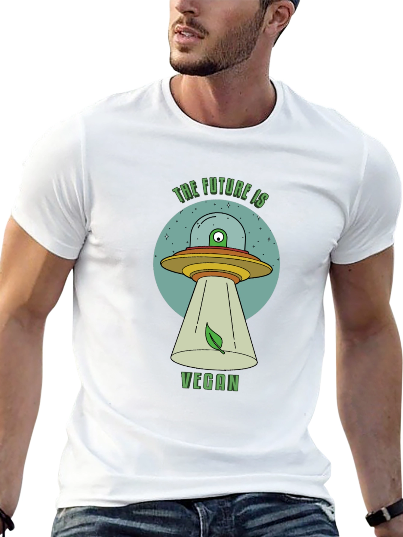 The Future is Vegan UFO T-Shirt