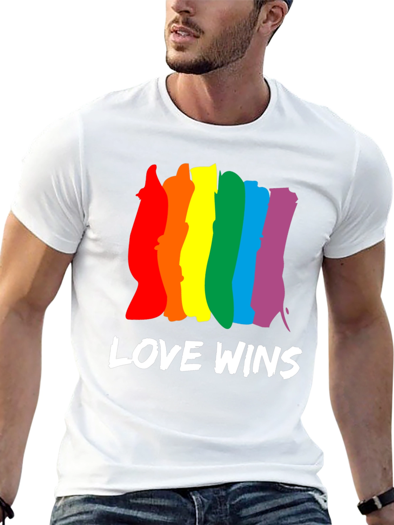 Love Wins Rainbow Pride T-Shirt