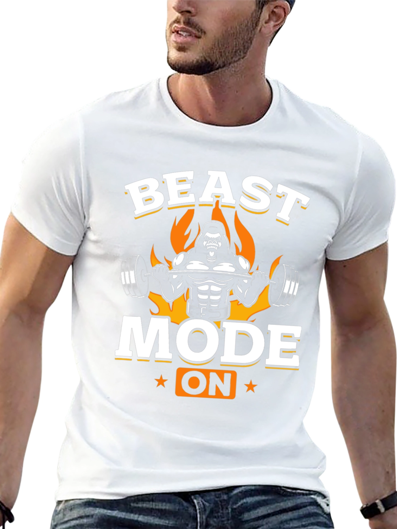 Beast Mode On Gorilla Gym T-Shirt