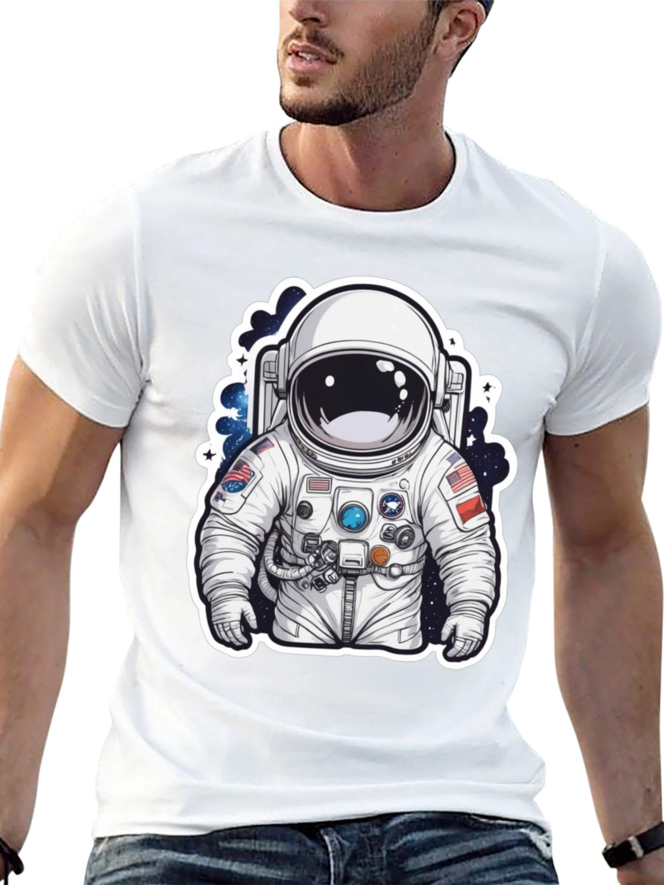 Astronaut Graphic T-Shirt - Space Explorer Tee