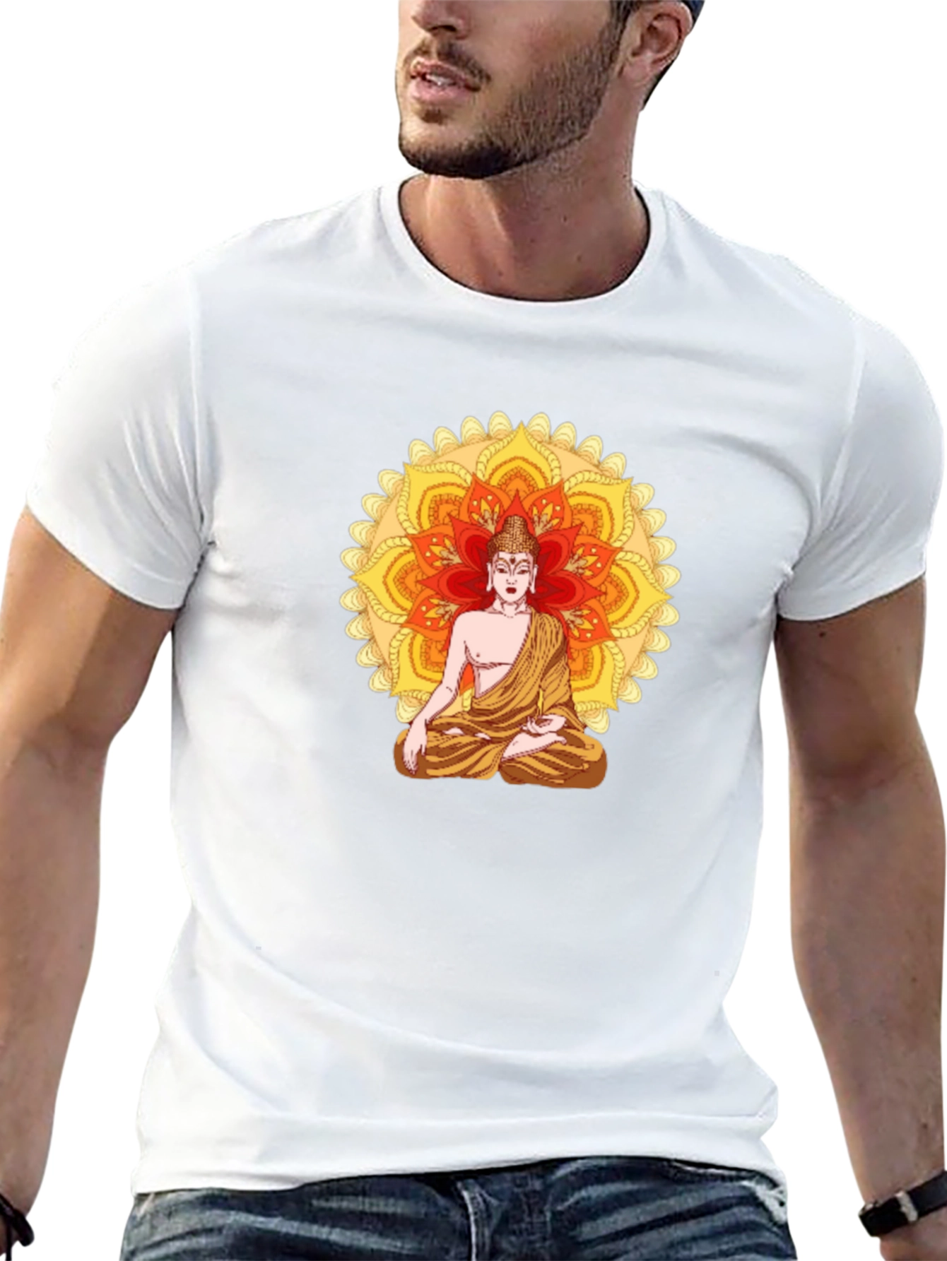 Buddha Mandala Graphic Tee