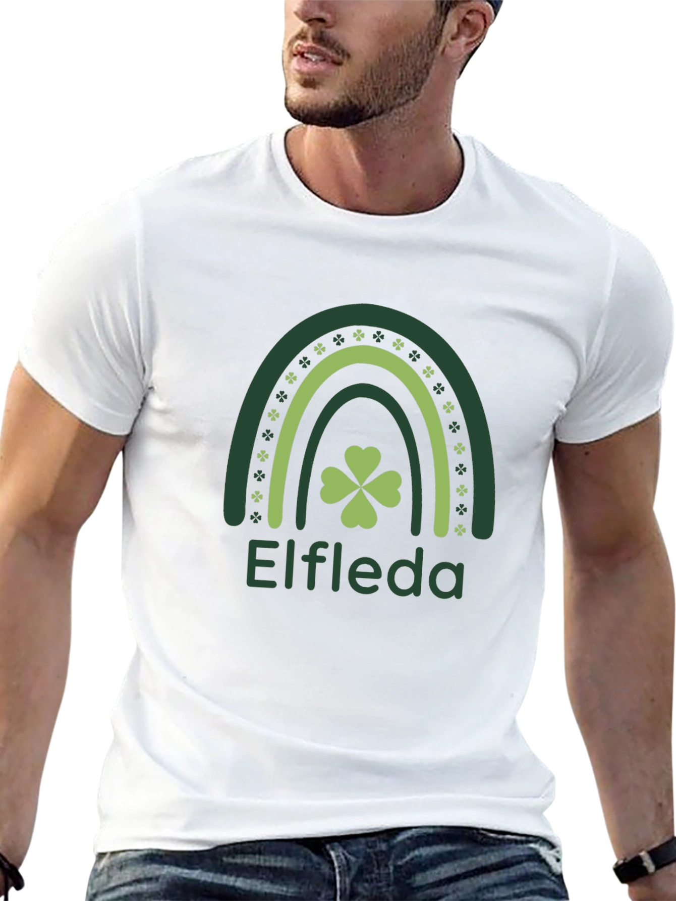 Elfreda St. Patricks Day Rainbow T-Shirt