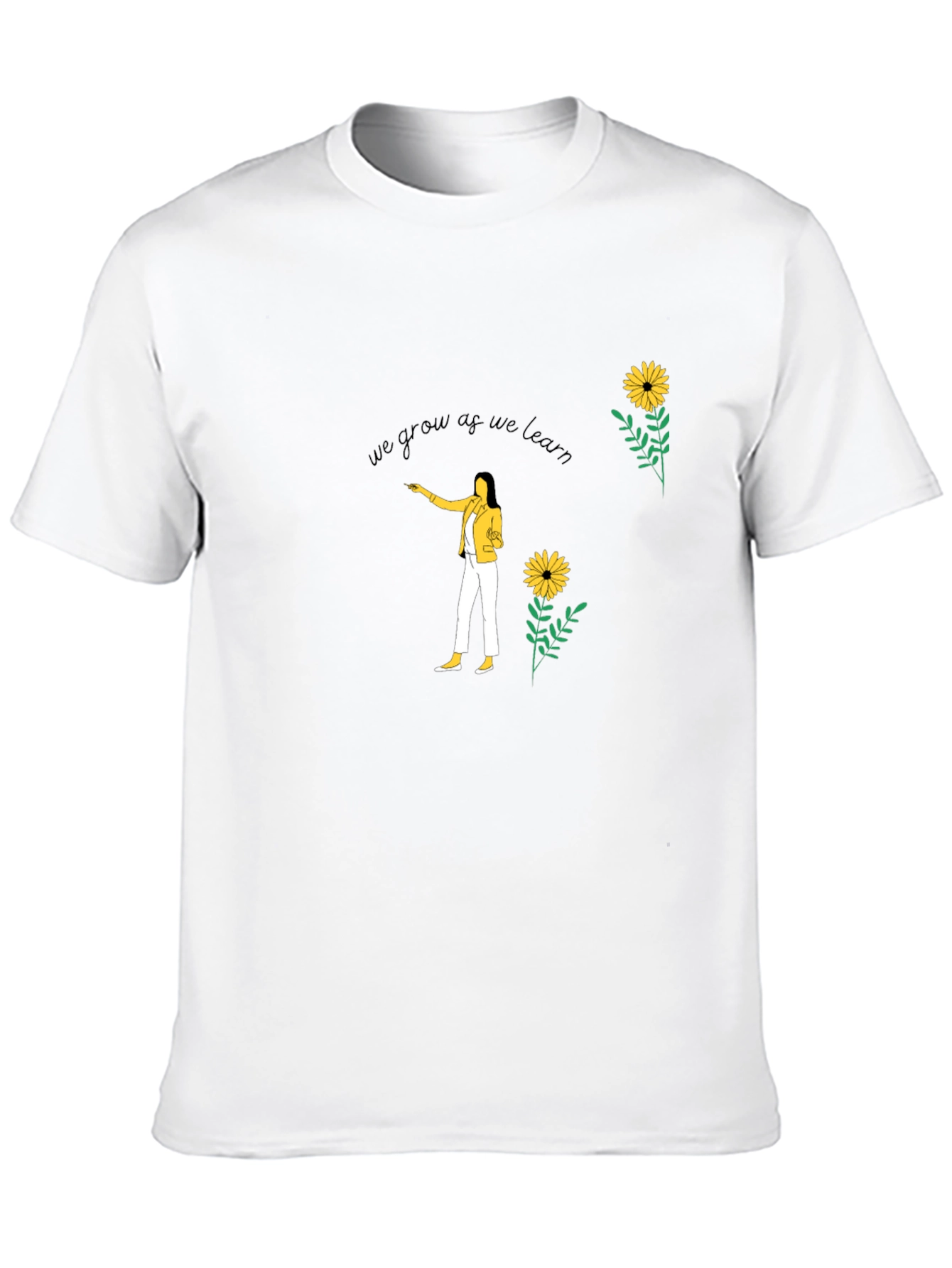 We Grow As We Learn Graphic Tee