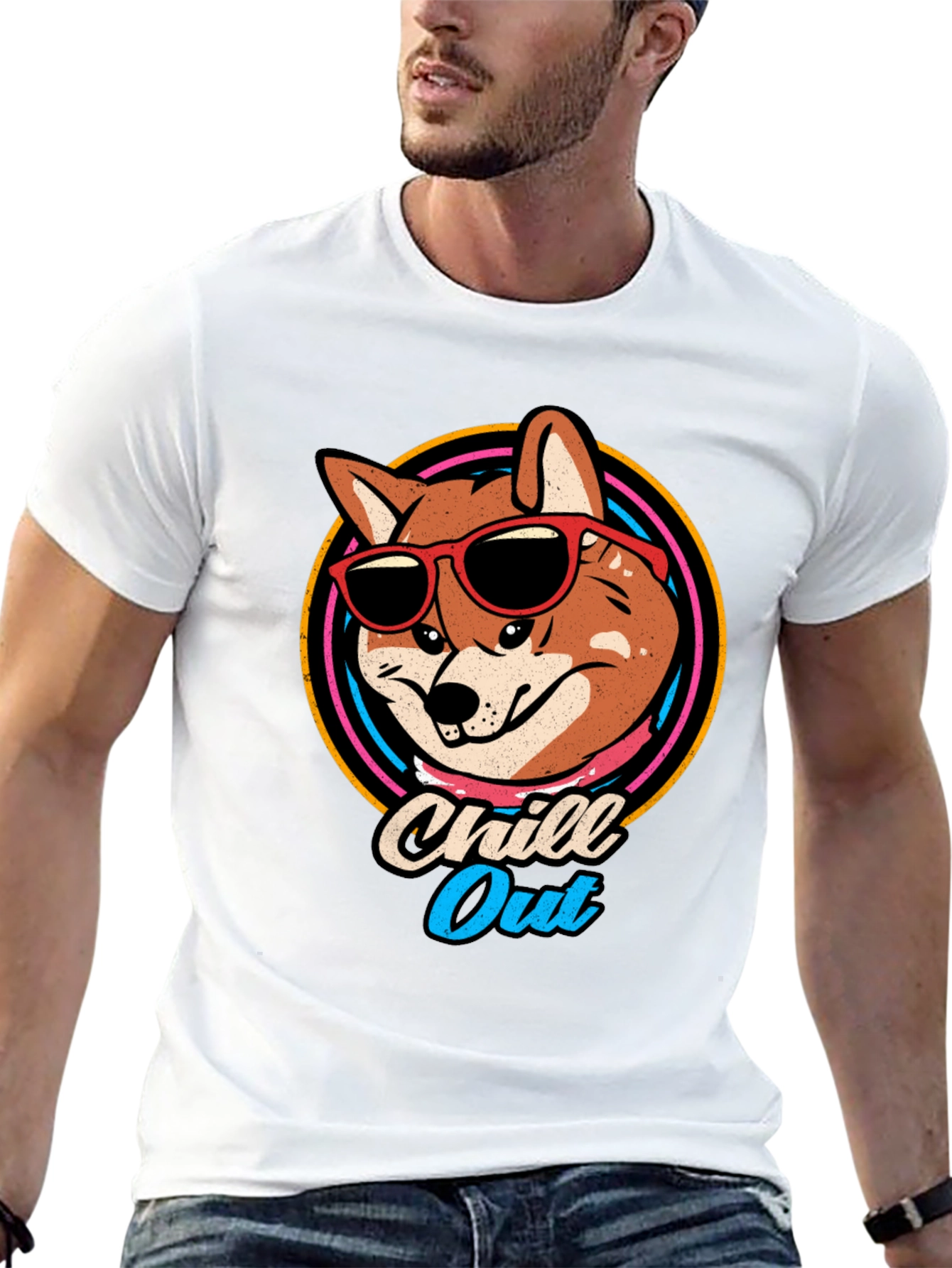Chill Out Doge T-Shirt - Summer Vibes