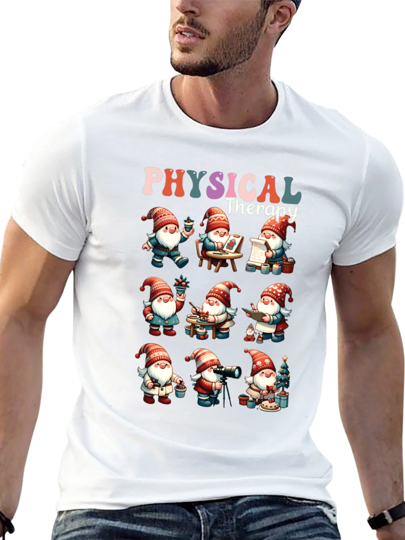 Physical Therapy Gnomes T-Shirt