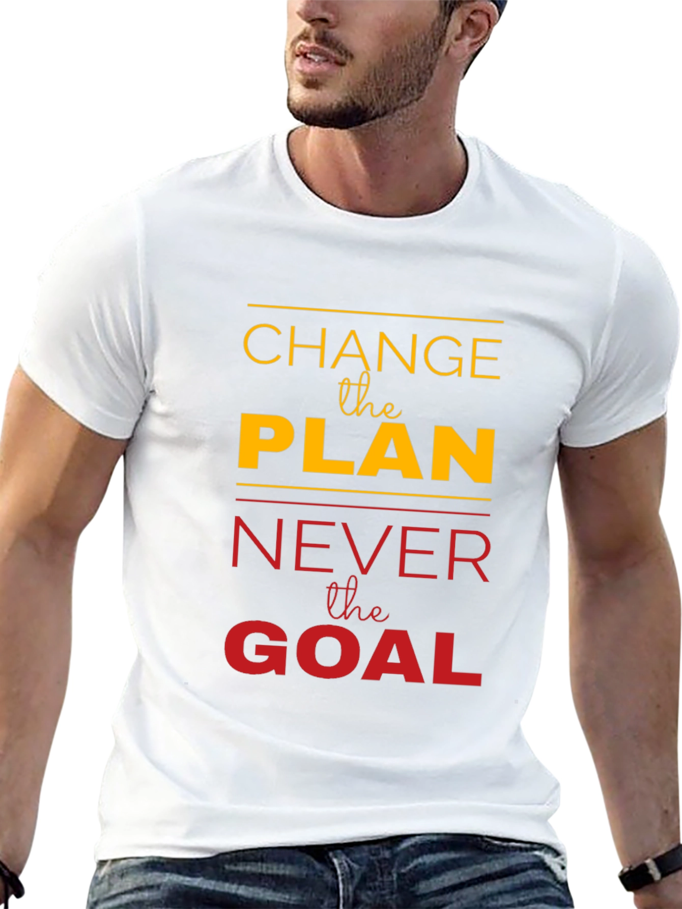 Motivational Change the Plan Graphic Tee