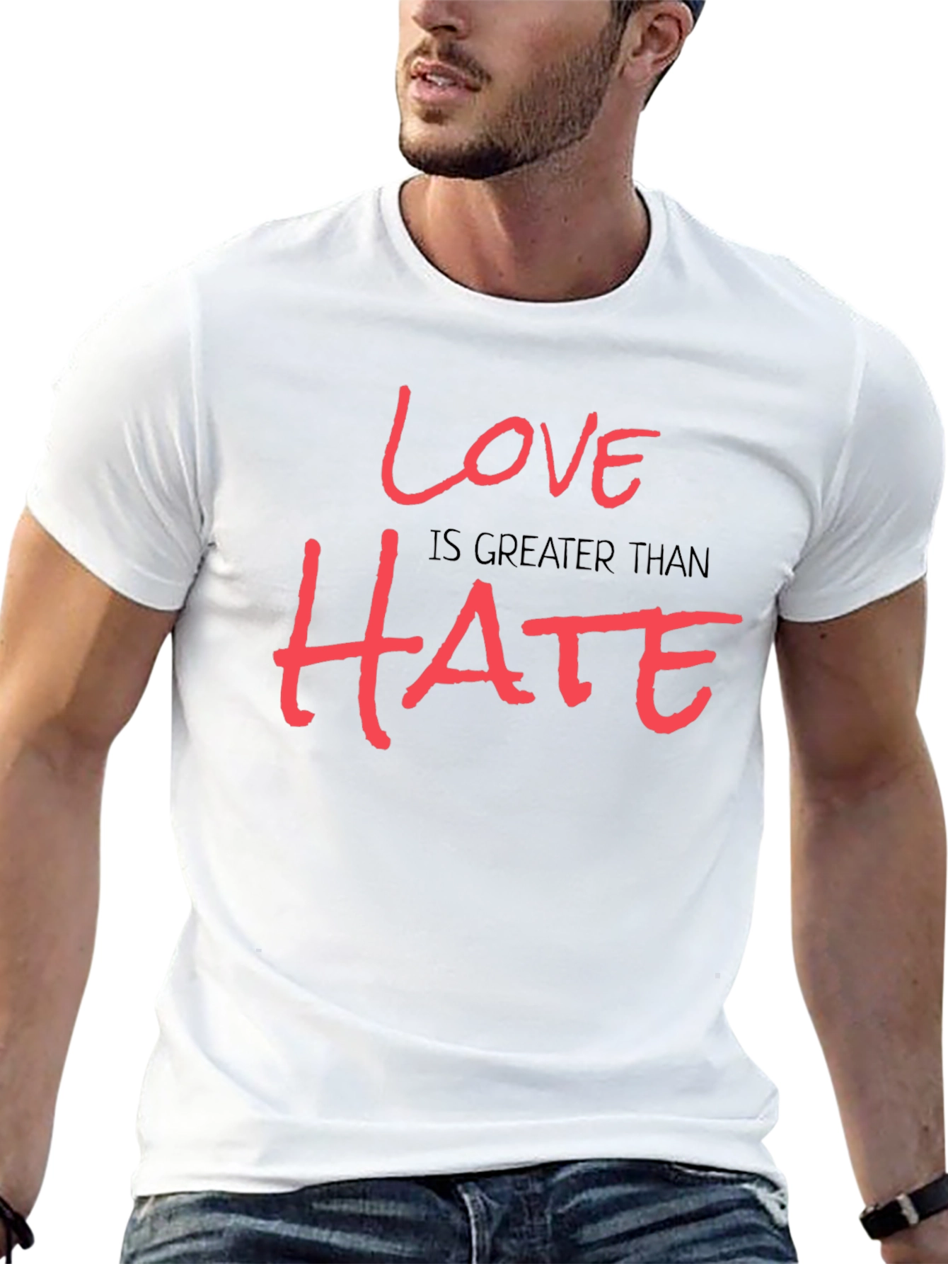 Love is Greater Than Hate Graphic Tee
