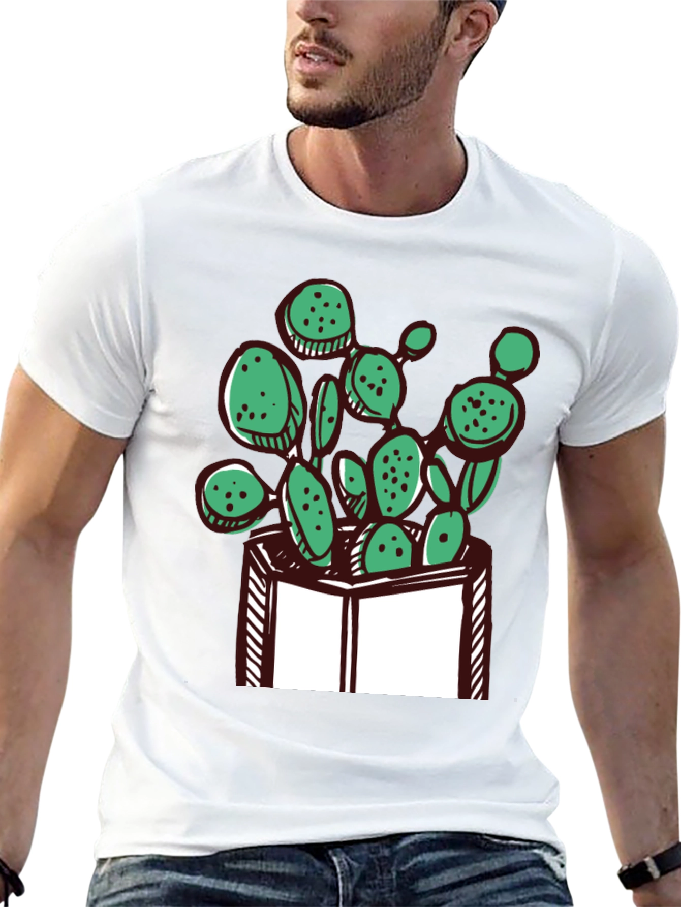 Prickly Pear Cactus Graphic T-Shirt