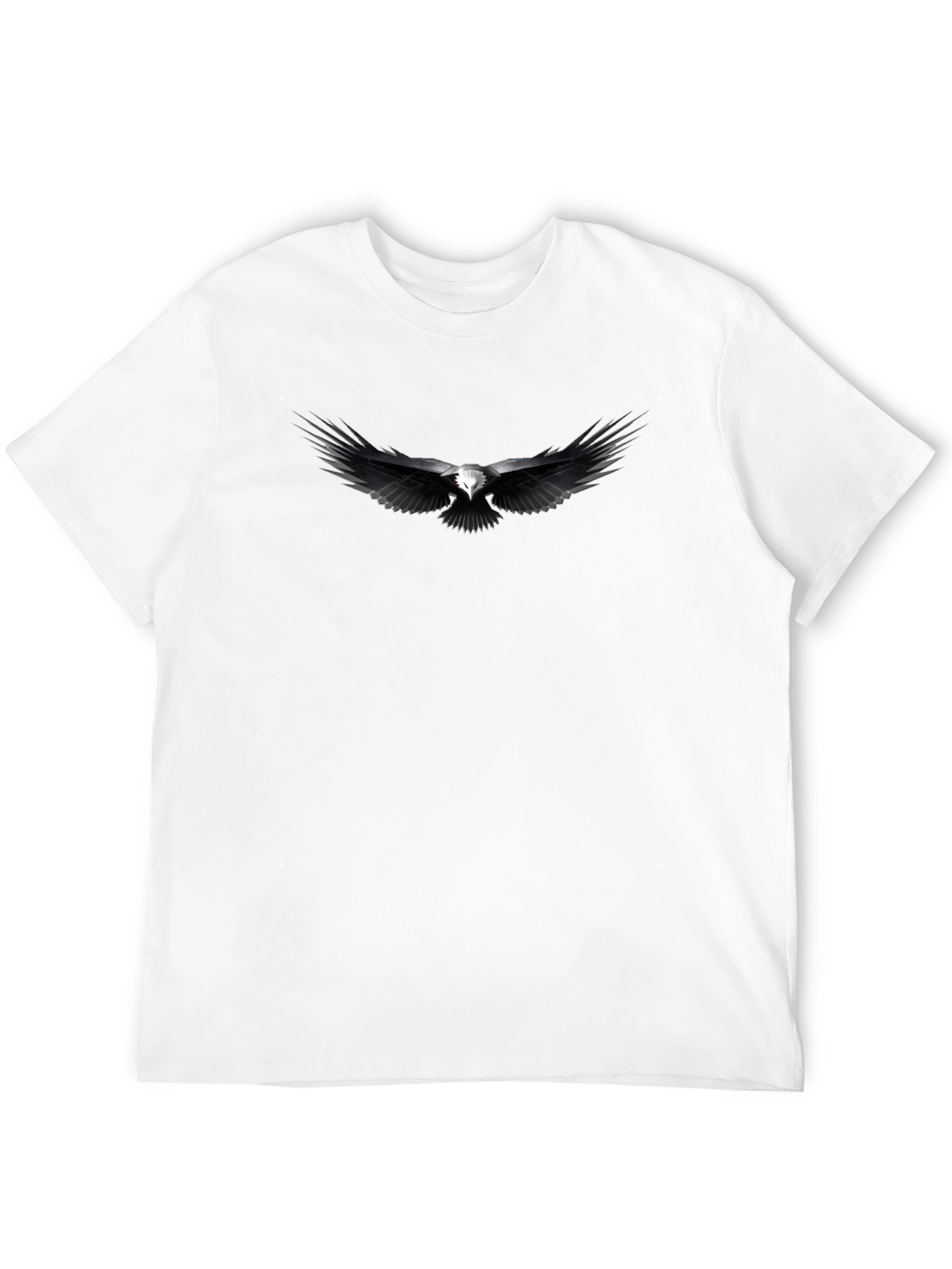 Eagle Print Black T-Shirt for Men