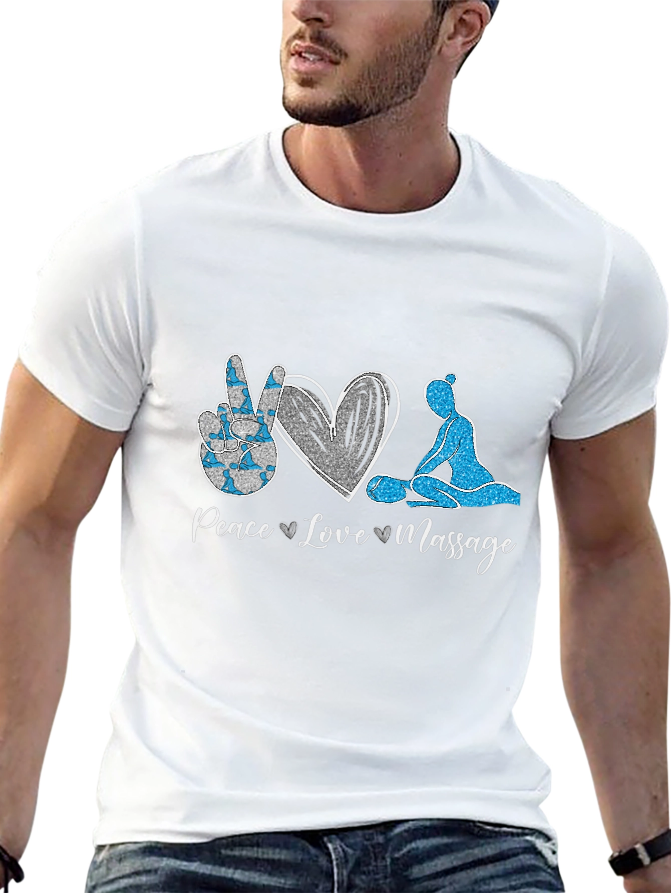 Peace Love Massage T-Shirt