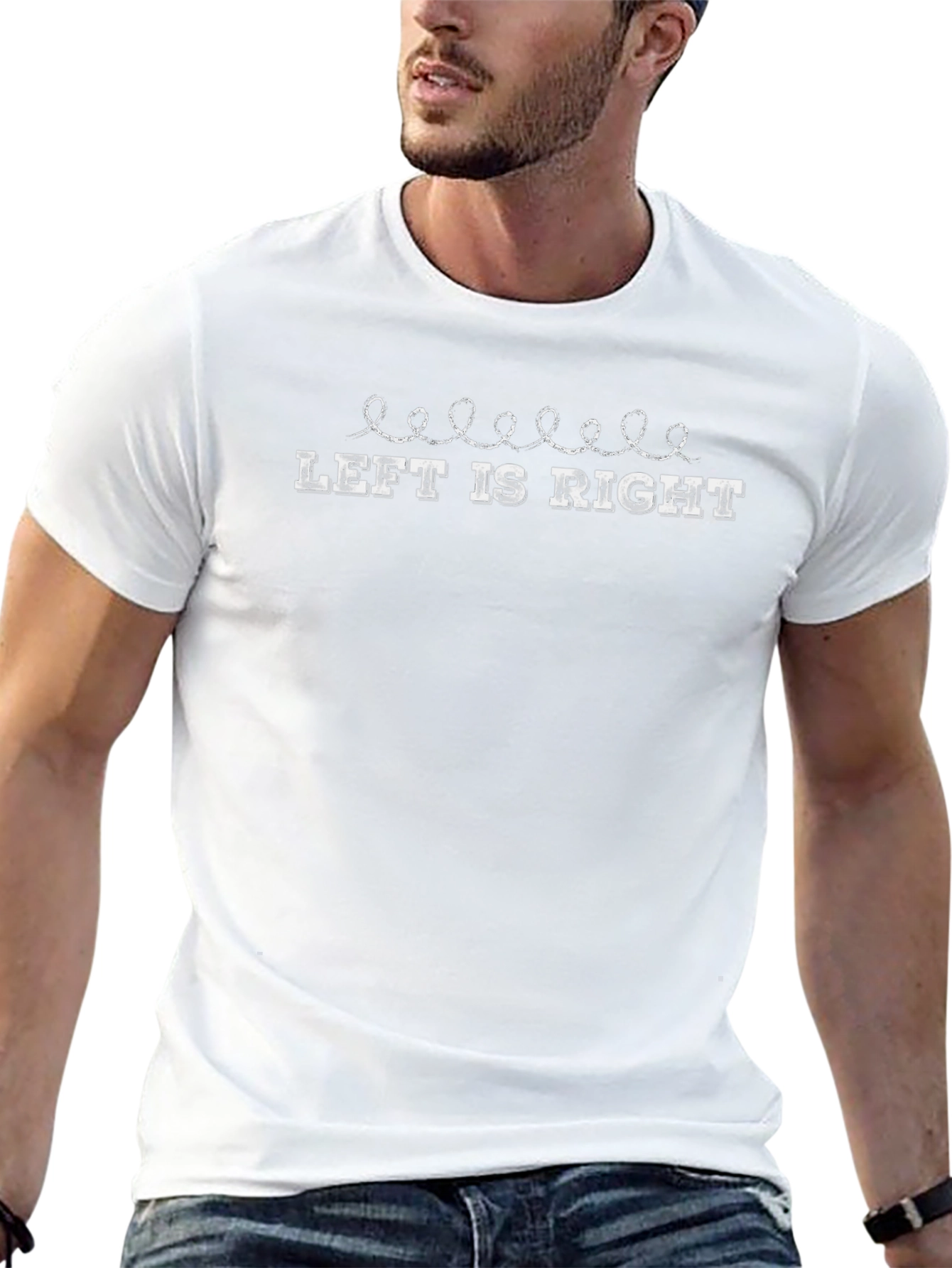 Left Is Right Graphic Tee - Funny T-Shirt