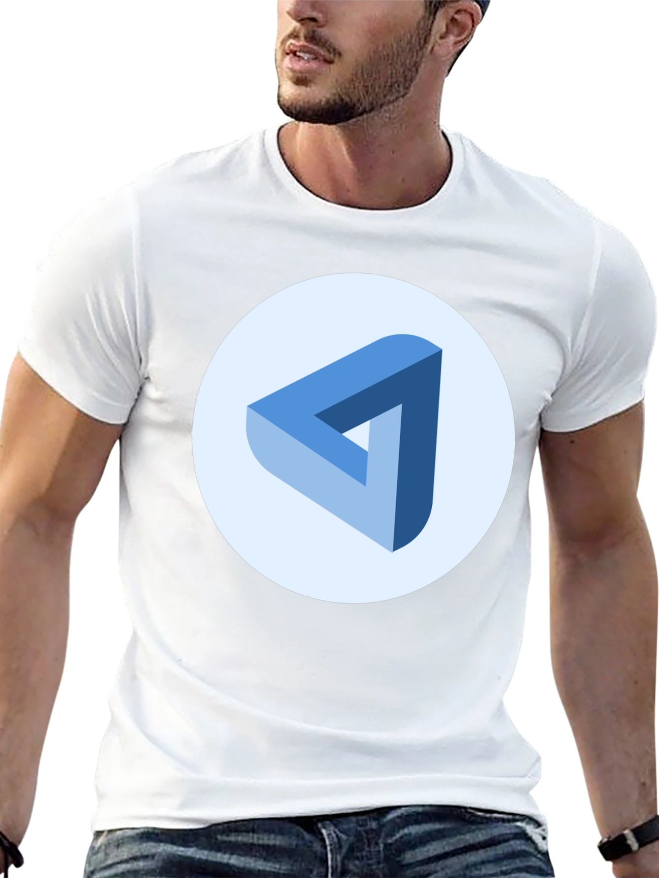 Impossible Triangle Tee - Modern Art Shirt