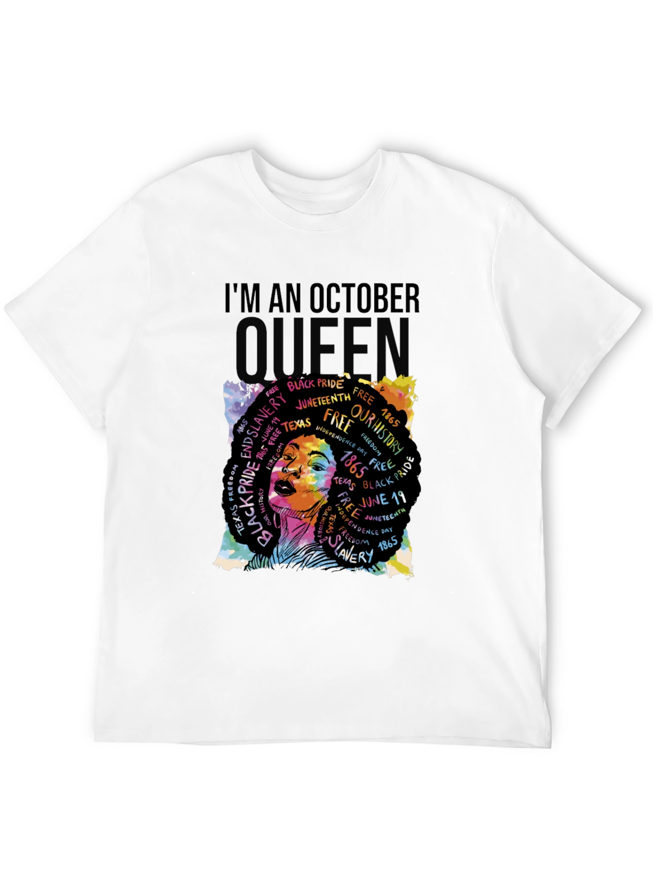 October Queen Black Pride T-Shirt