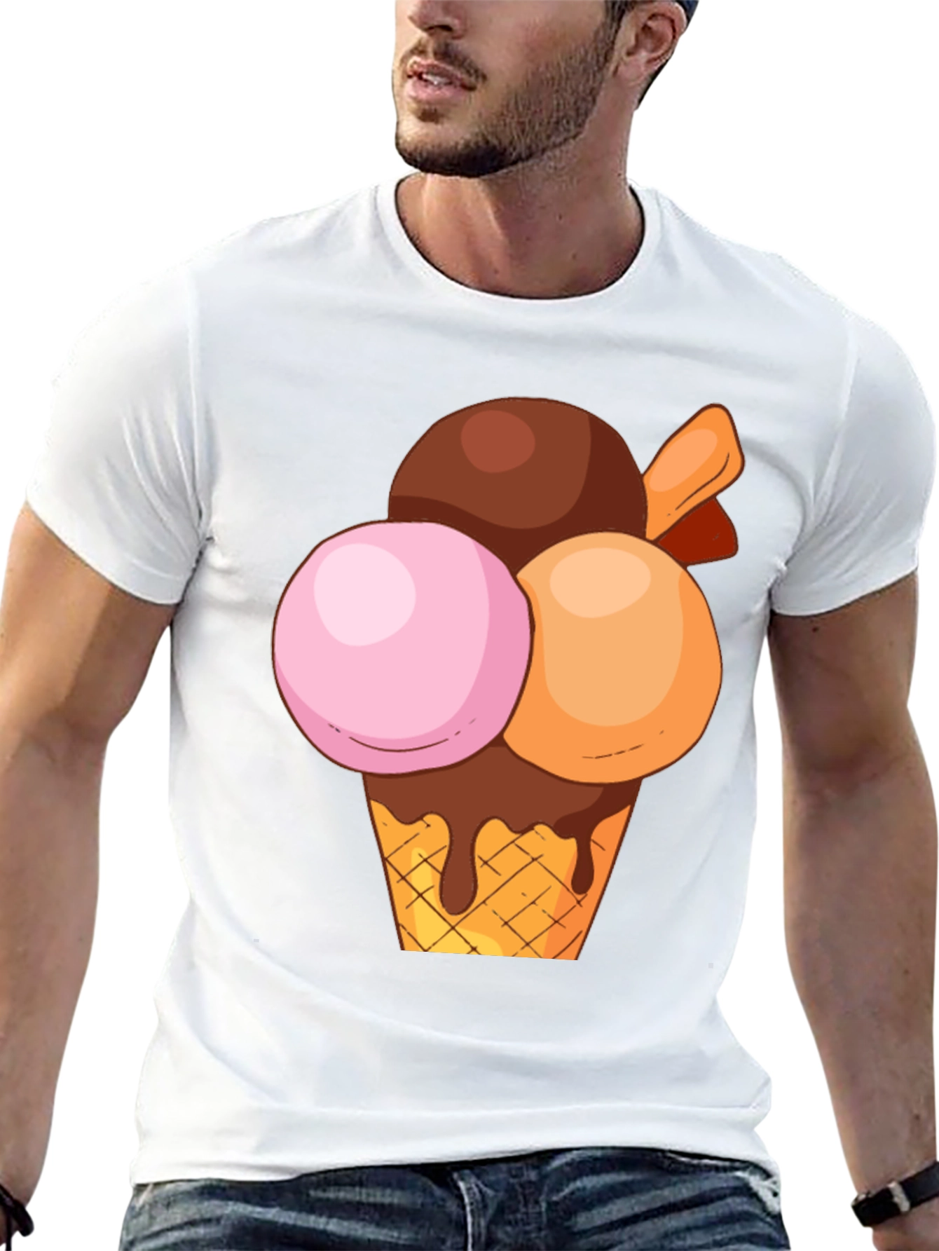 Ice Cream Graphic Tee - Sweet Treat Design