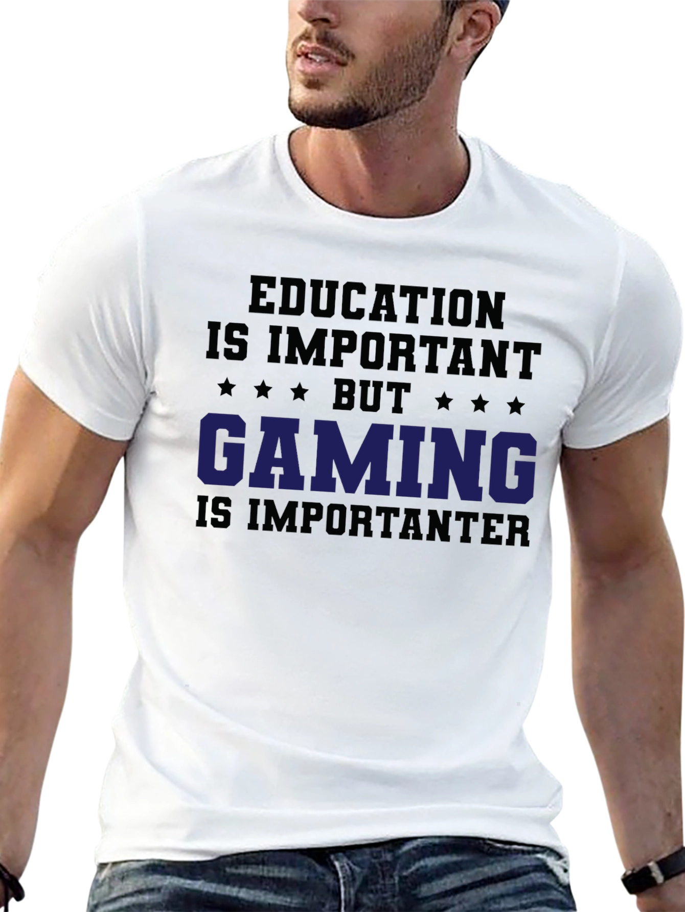 Education Important? Gaming T-Shirt