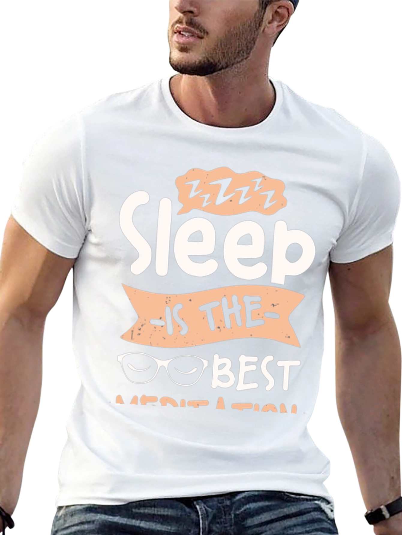 Sleep is The Best Meditation Graphic Tee