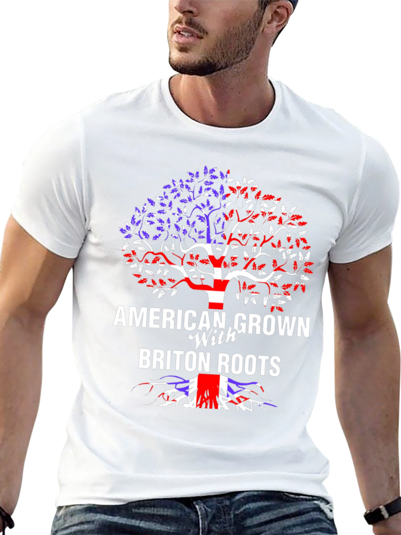 American Grown with Briton Roots Graphic Tee