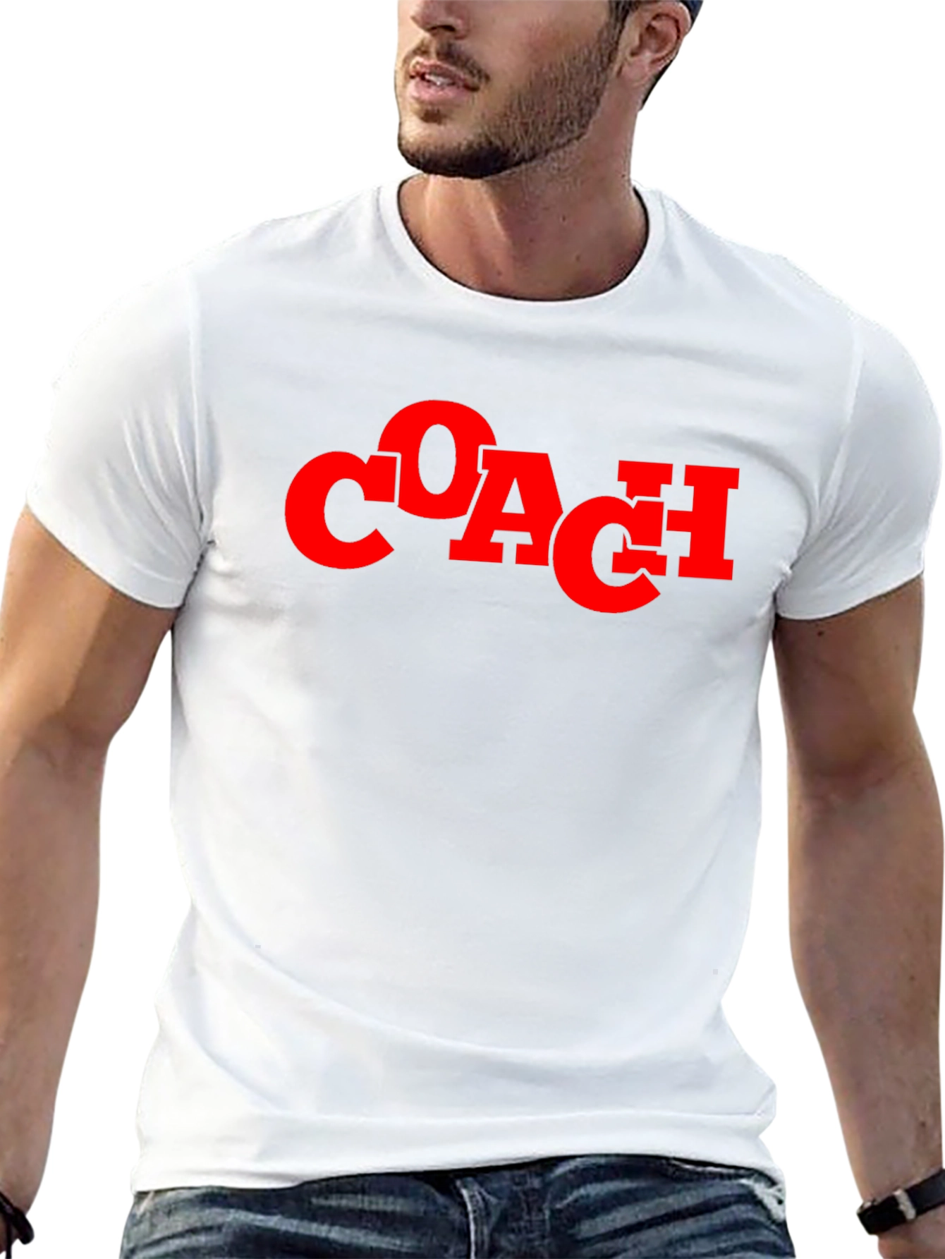 Bold Coach Graphic T-Shirt