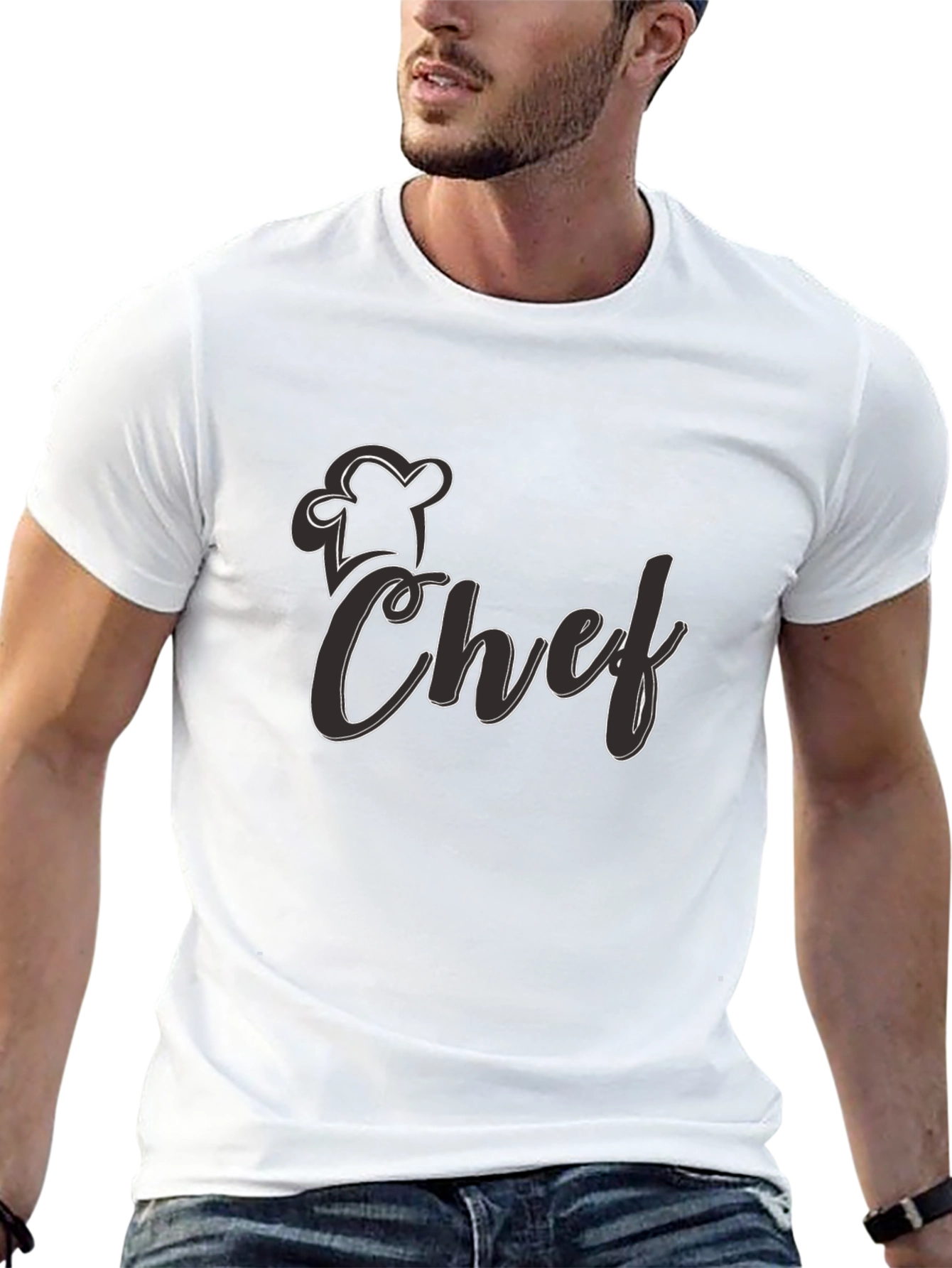 Chef Graphic Black T-Shirt