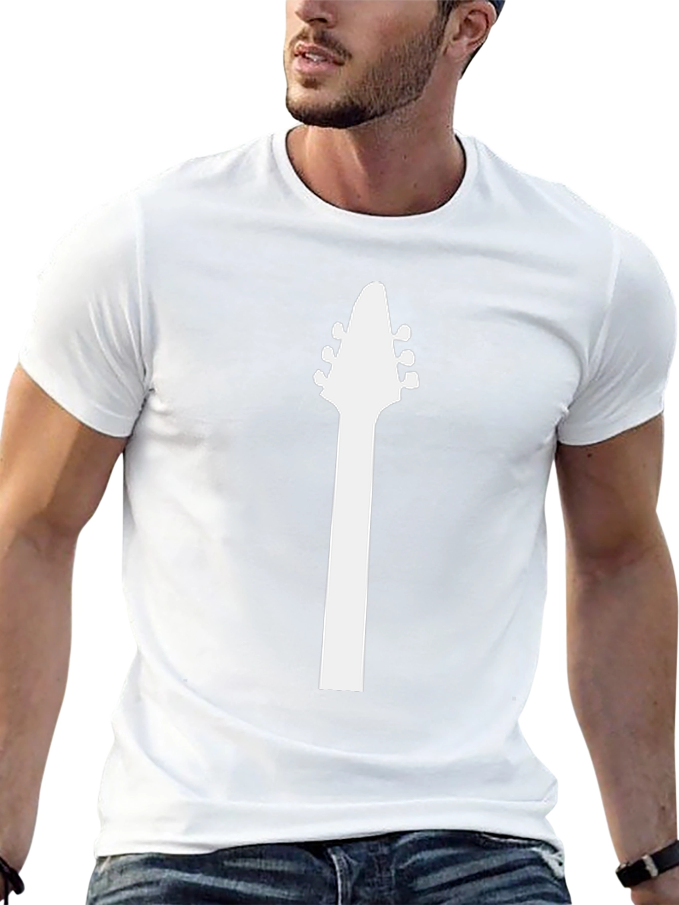 Guitar Neck Graphic Tee - Rock On in Style!