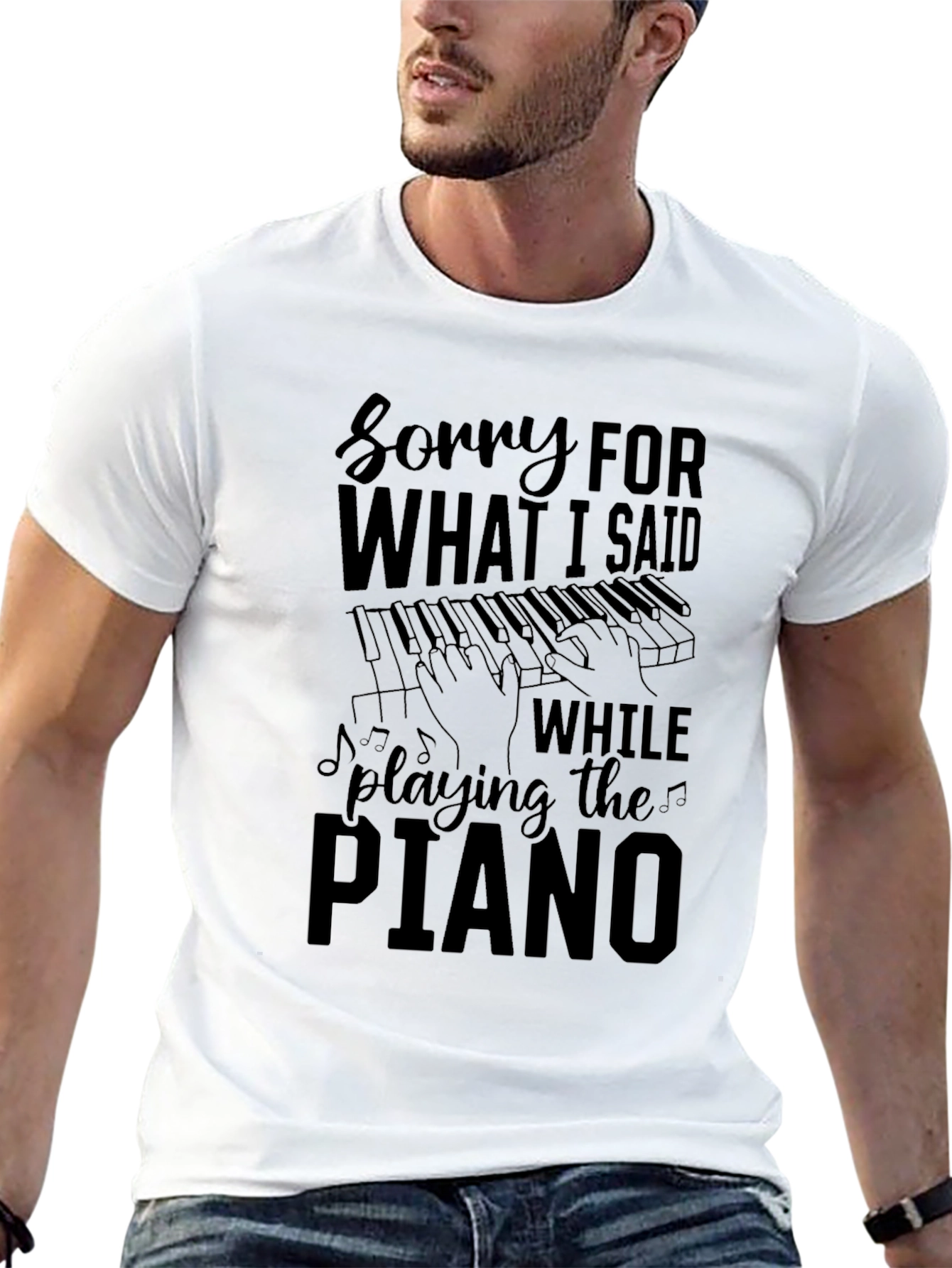 Sorry for What I Said Piano T-Shirt