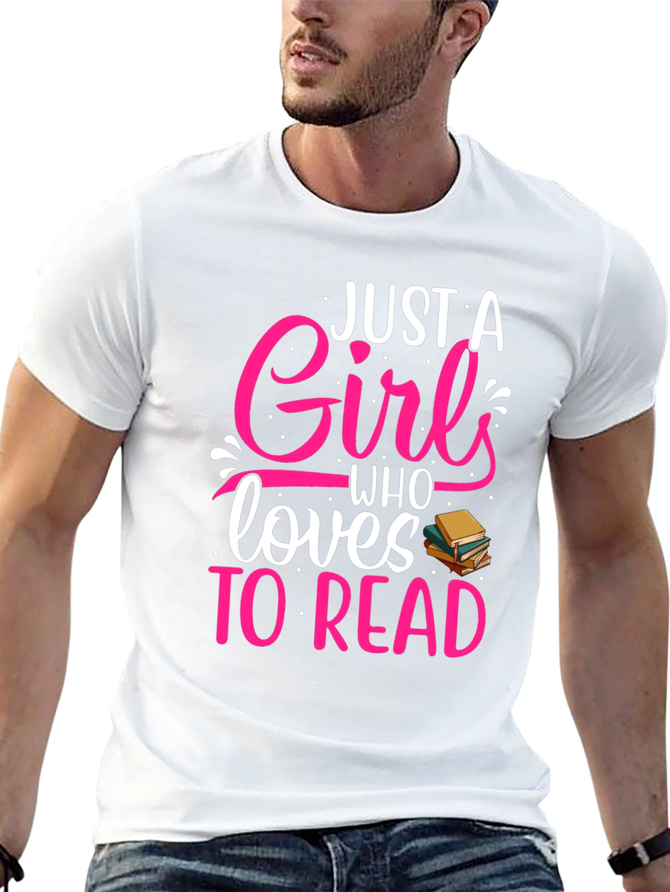 Just a Girl Who Loves to Read T-Shirt