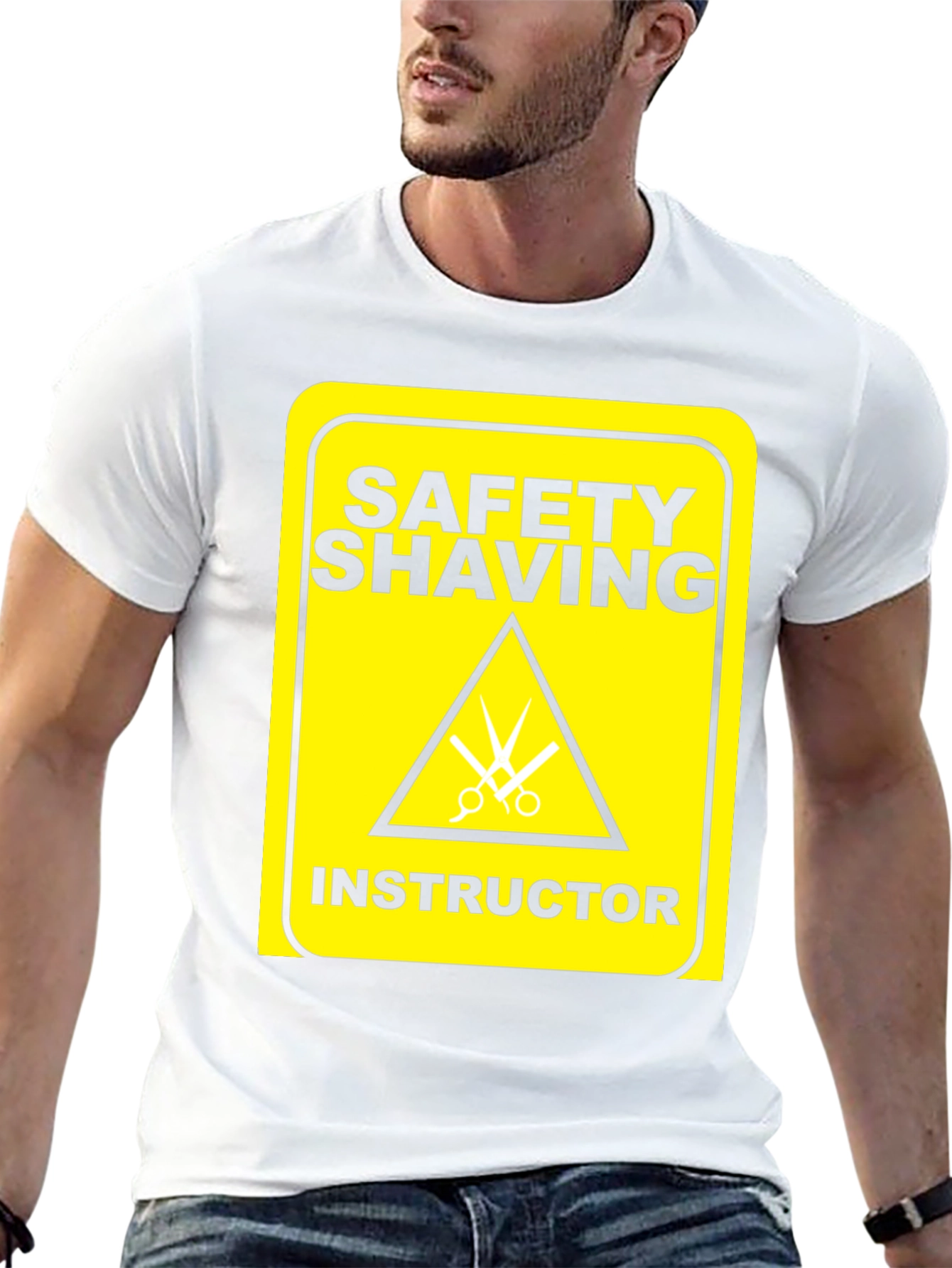 Safety Shaving Instructor Graphic Tee - Black