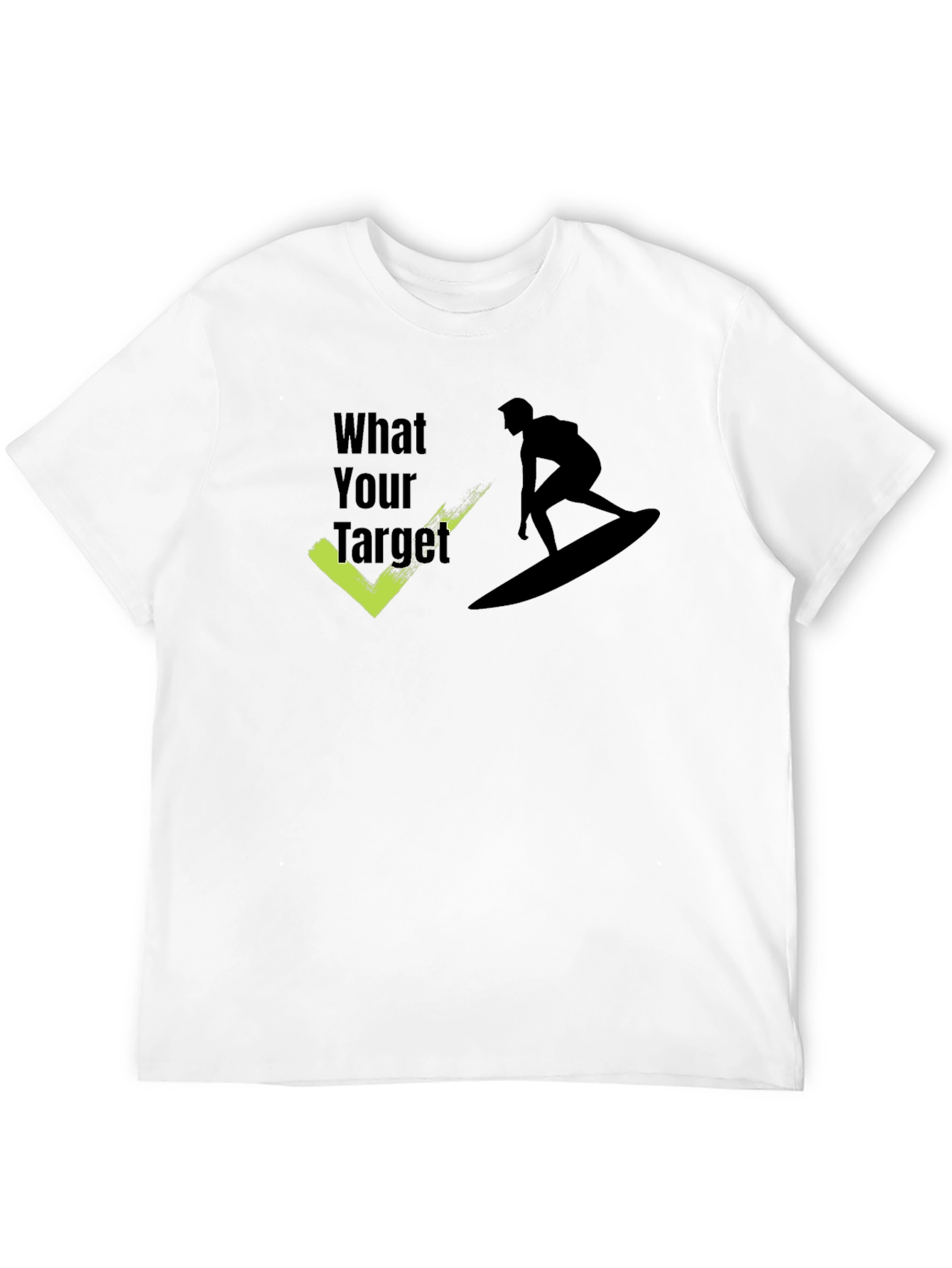 Surf Target Tee - Black Graphic T-Shirt