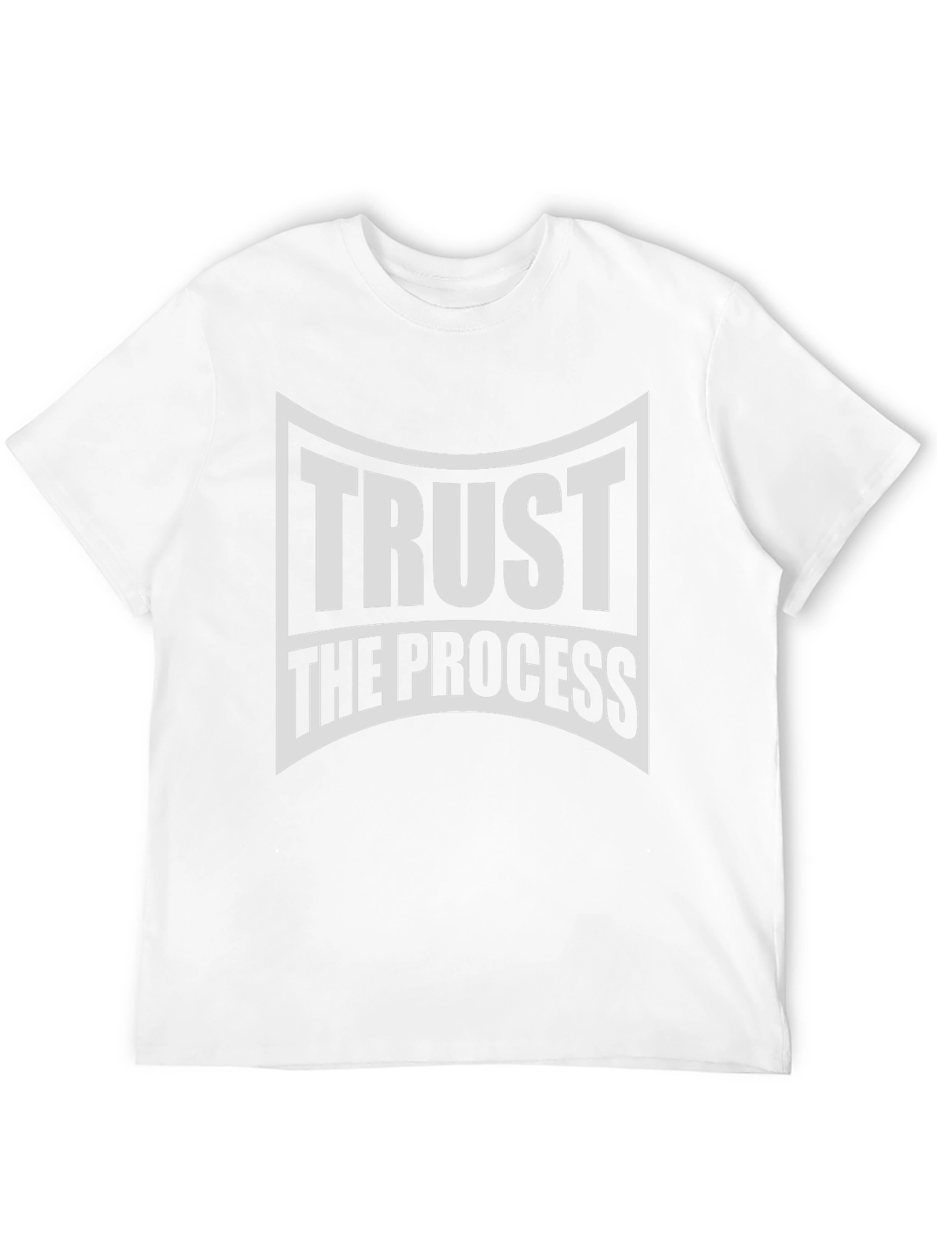 Trust the Process Graphic T-Shirt - Black