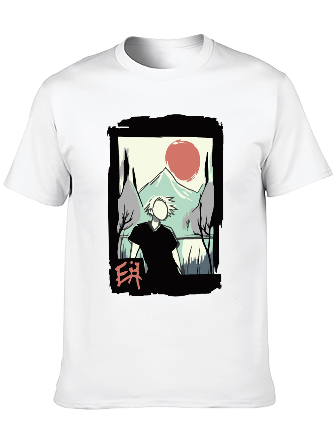 Artistic Japanese Landscape T-Shirt