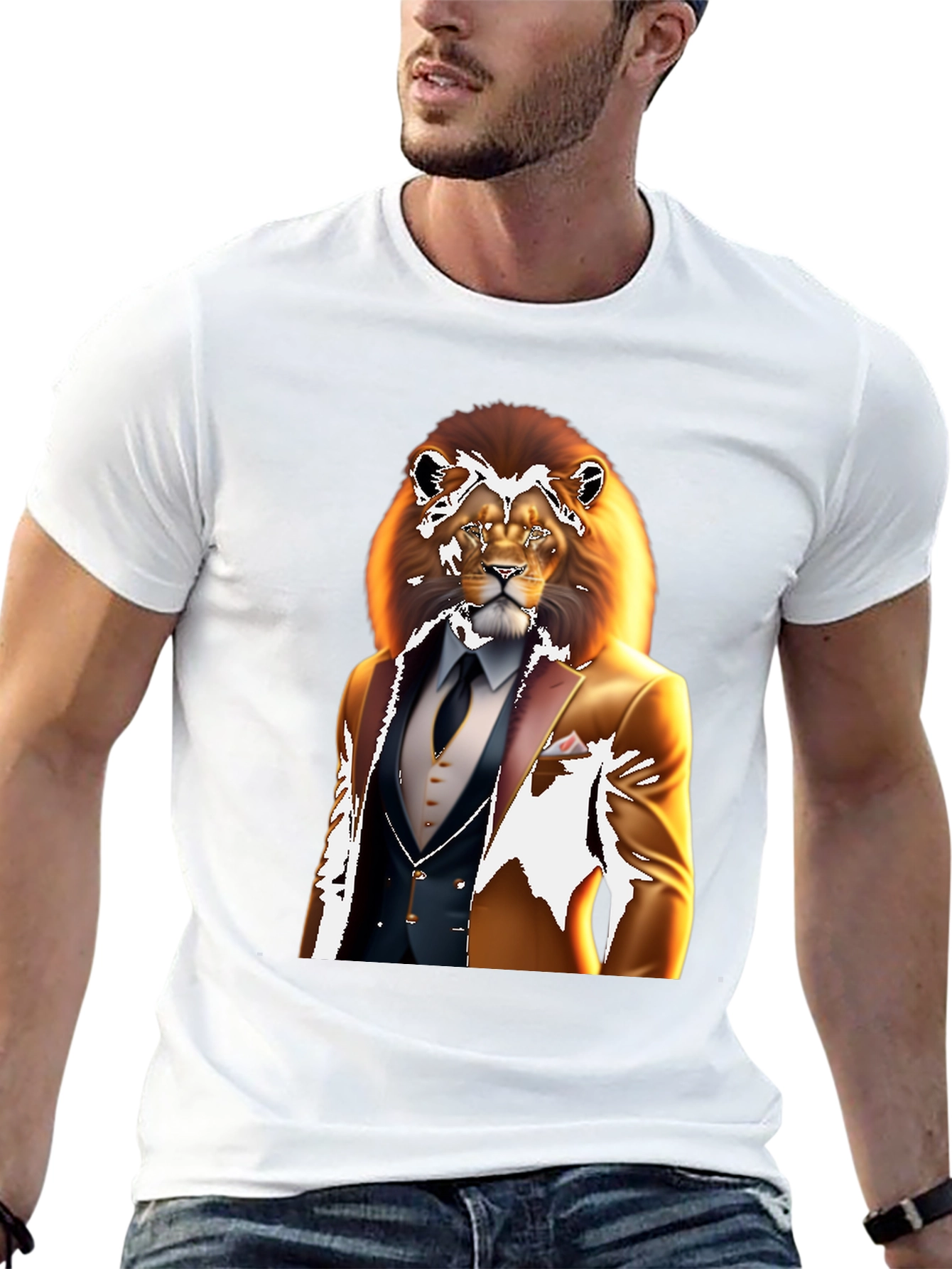 Lion Head Suit T-Shirt